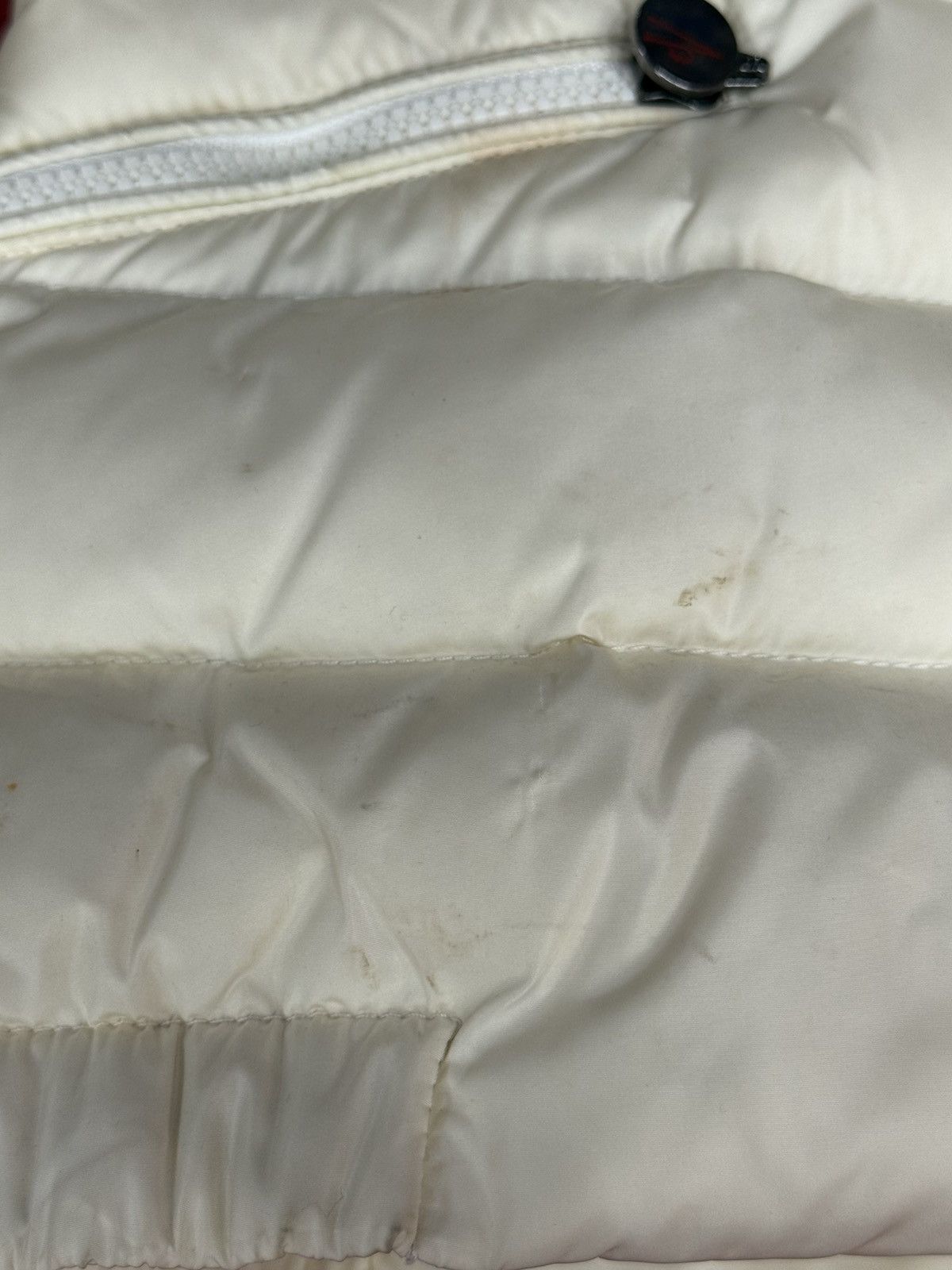 Moncler whitish beige moncler coat Size US S / EU 44-46 / 1 - 3 Thumbnail