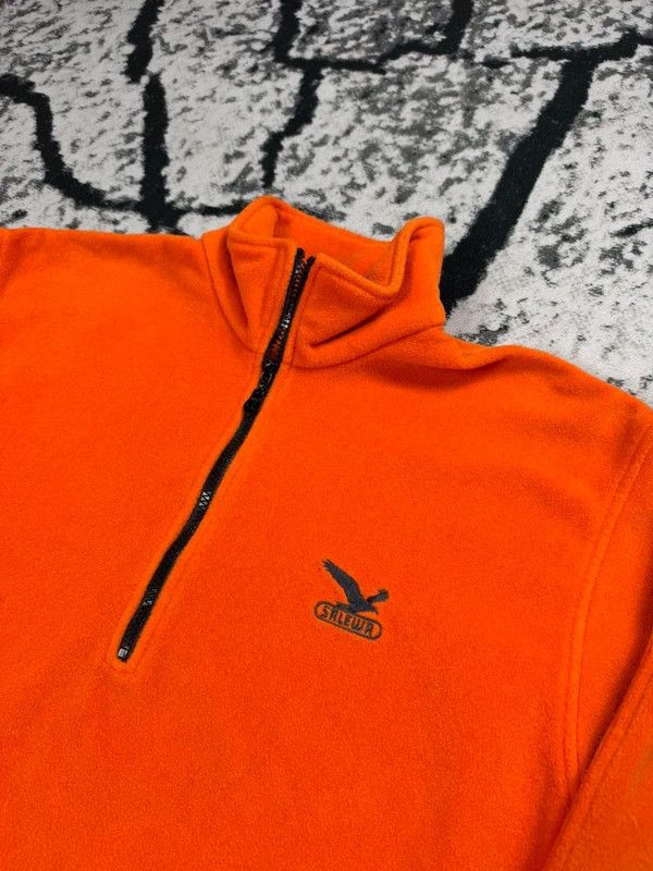 SALEWA Vintage Salewa zip fleece S orange Size US S / EU 44-46 / 1 - 3 Thumbnail
