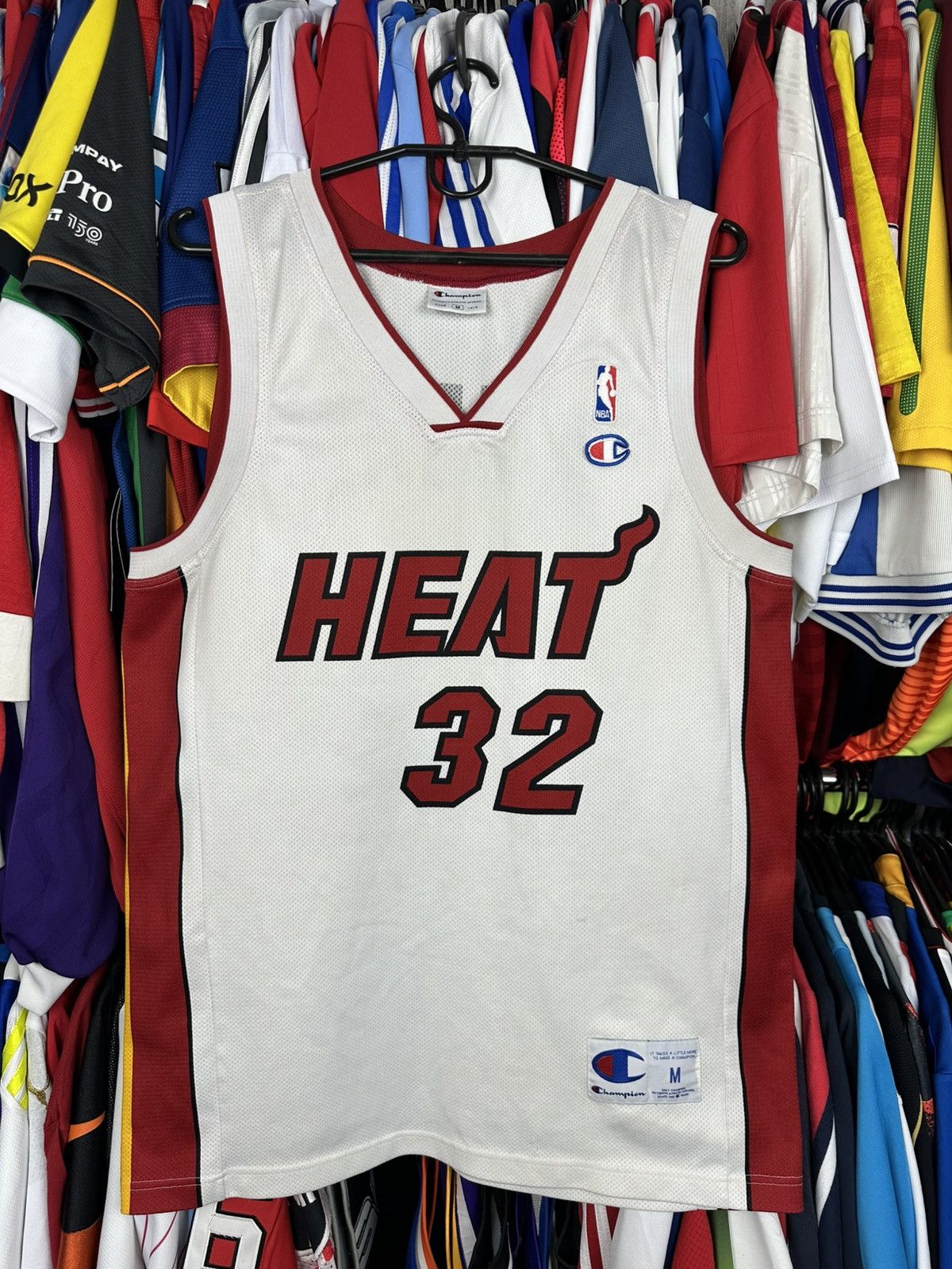 Champion × NBA × Vintage O'Neal Miami Heat Vintage Jersey NBA Basketball Champion Size US M / EU 48-50 / 2 - 1 Thumbnail