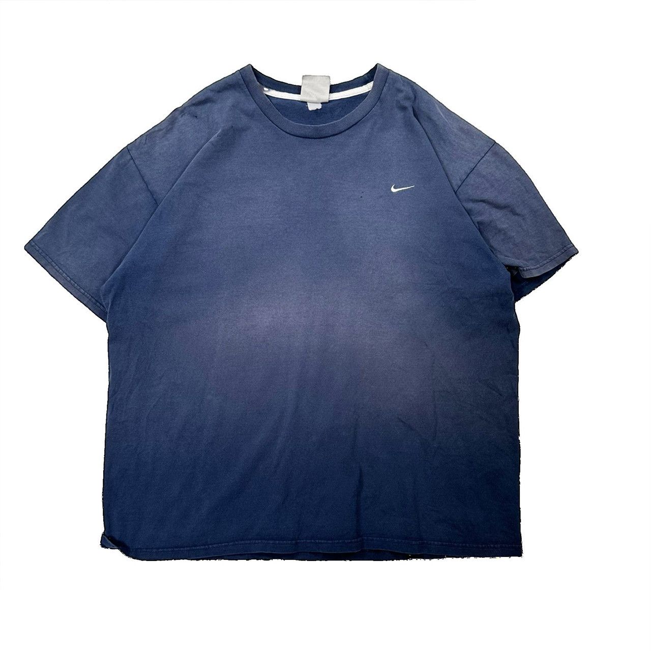 Vintage Vintage 00s Grey Tag Blue Nike Swoosh T Shirt Size US XL / EU 56 / 4 - 1 Thumbnail