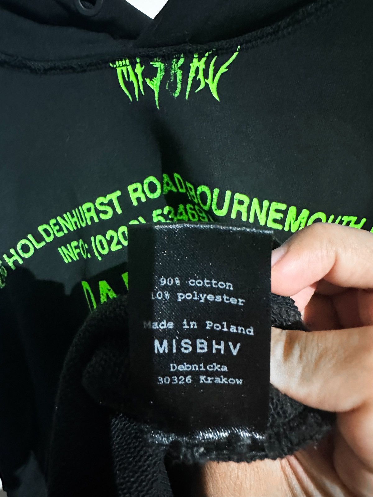 Misbhv MISBHV DanceClub Hoodie (Rare) Size US M / EU 48-50 / 2 - 5 Thumbnail