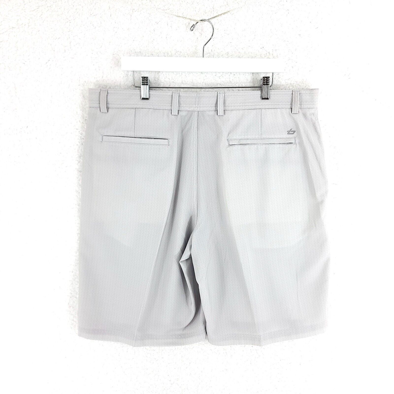 Bolle Bolle Golf Tech Gray Geometric Chino Polyester High Rise Sho Size US 40 / EU 56 - 3 Thumbnail
