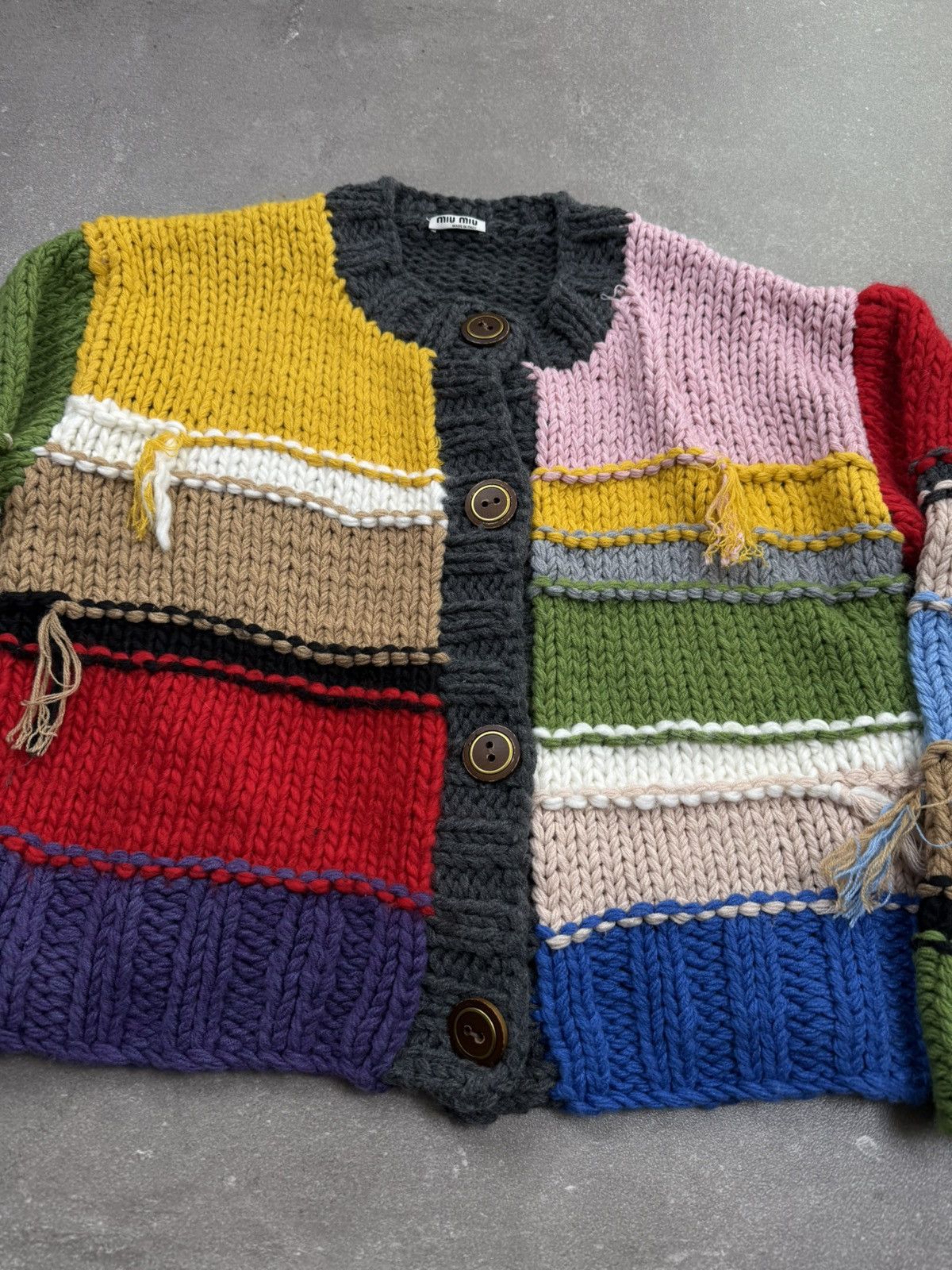 Miu Miu Miu Miu cardigan knitwear 2020s old money luxury Size L / US 10 / IT 46 - 5 Thumbnail
