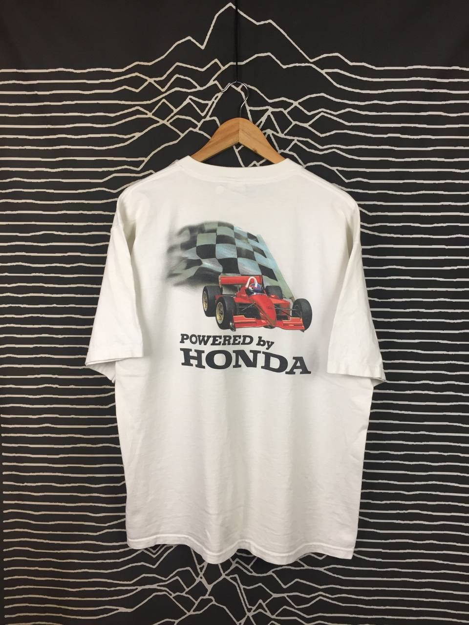 Honda Vtg 00s Powered by Honda F1 IndyCar Racing Promo Tee Size US XL / EU 56 / 4 - 2 Thumbnail