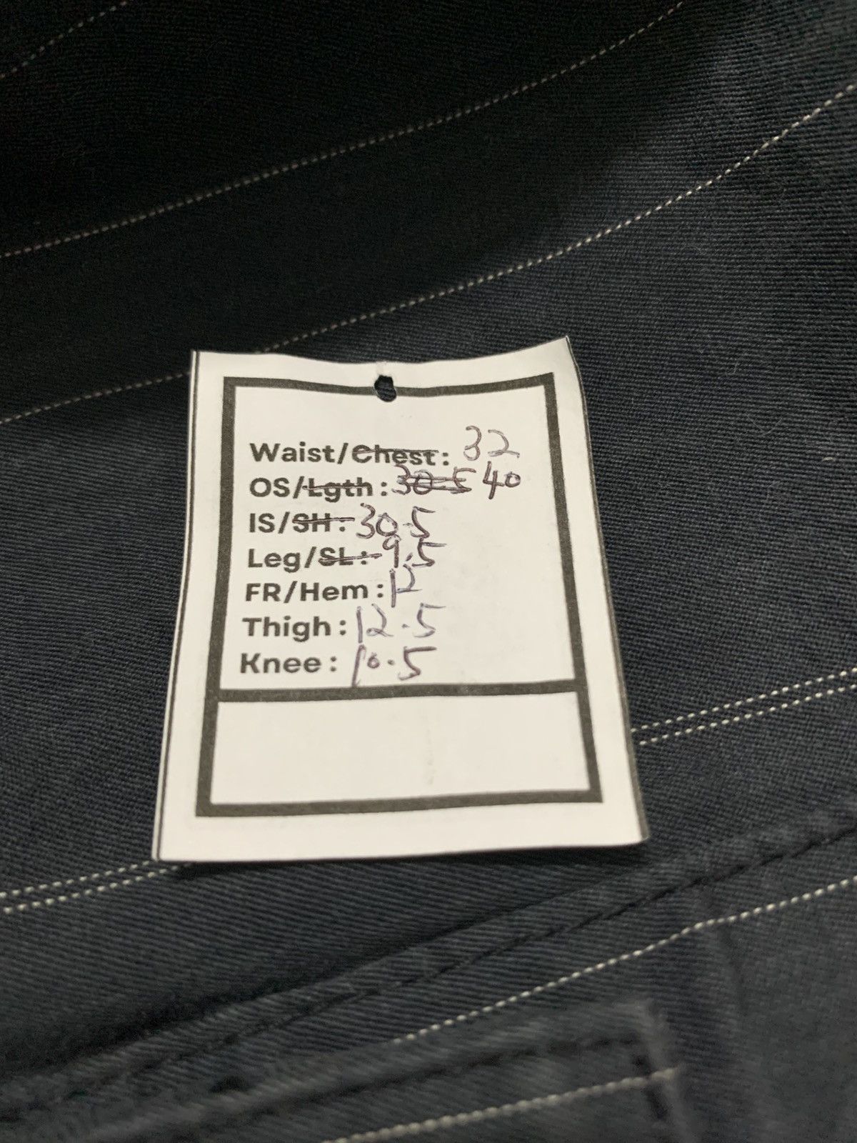PPFM Archival PPFM Pinstripe Baggy Parachute Cargo Pants Grommet Size US 32 / EU 48 - 18 Thumbnail