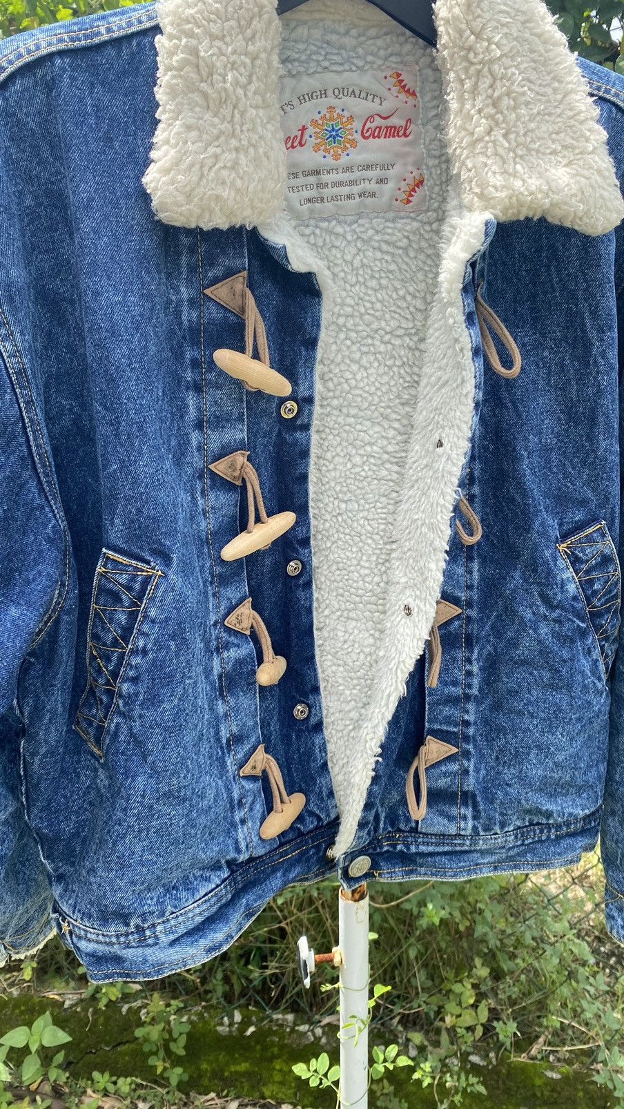 Japanese Brand Vintage Denim Sherpa Jacket Made in Japan Size US XL / EU 56 / 4 - 8 Thumbnail