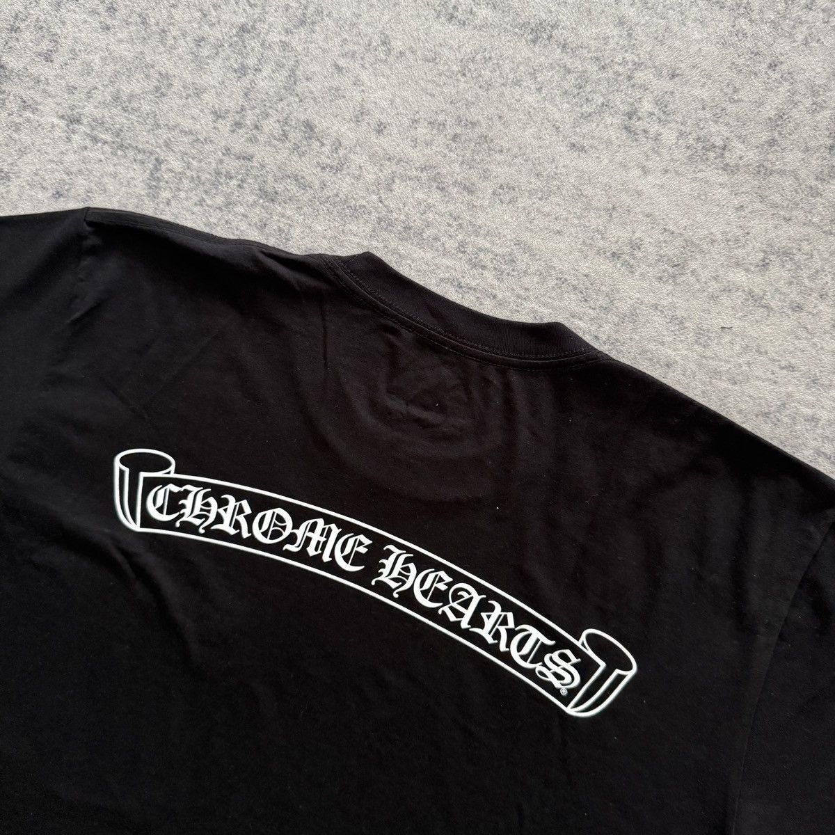 Chrome Hearts Chrome hearts scroll logo t-shirt black Size US L / EU 52-54 / 3 - 4 Thumbnail
