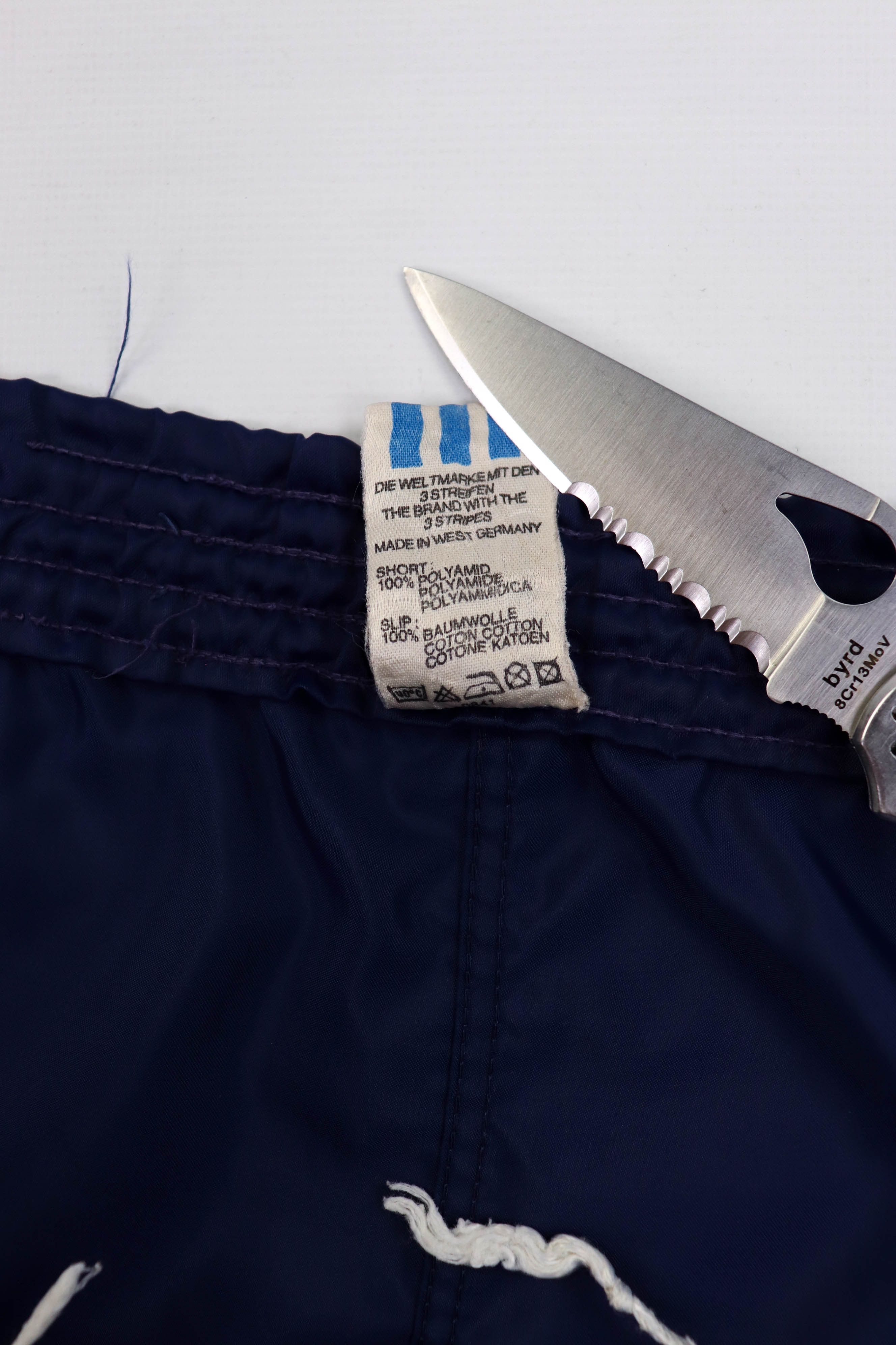 Adidas Adidas Vintage 70s Made in West Germany Nylon Running Shorts Size US 36 / EU 52 - 14 Thumbnail