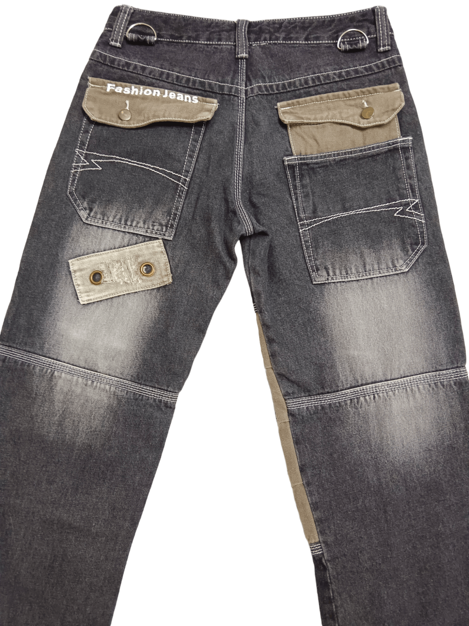 Japanese Brand Aston Design Seditionaries Double Knee Bush Denim Size US 30 / EU 46 - 5 Thumbnail