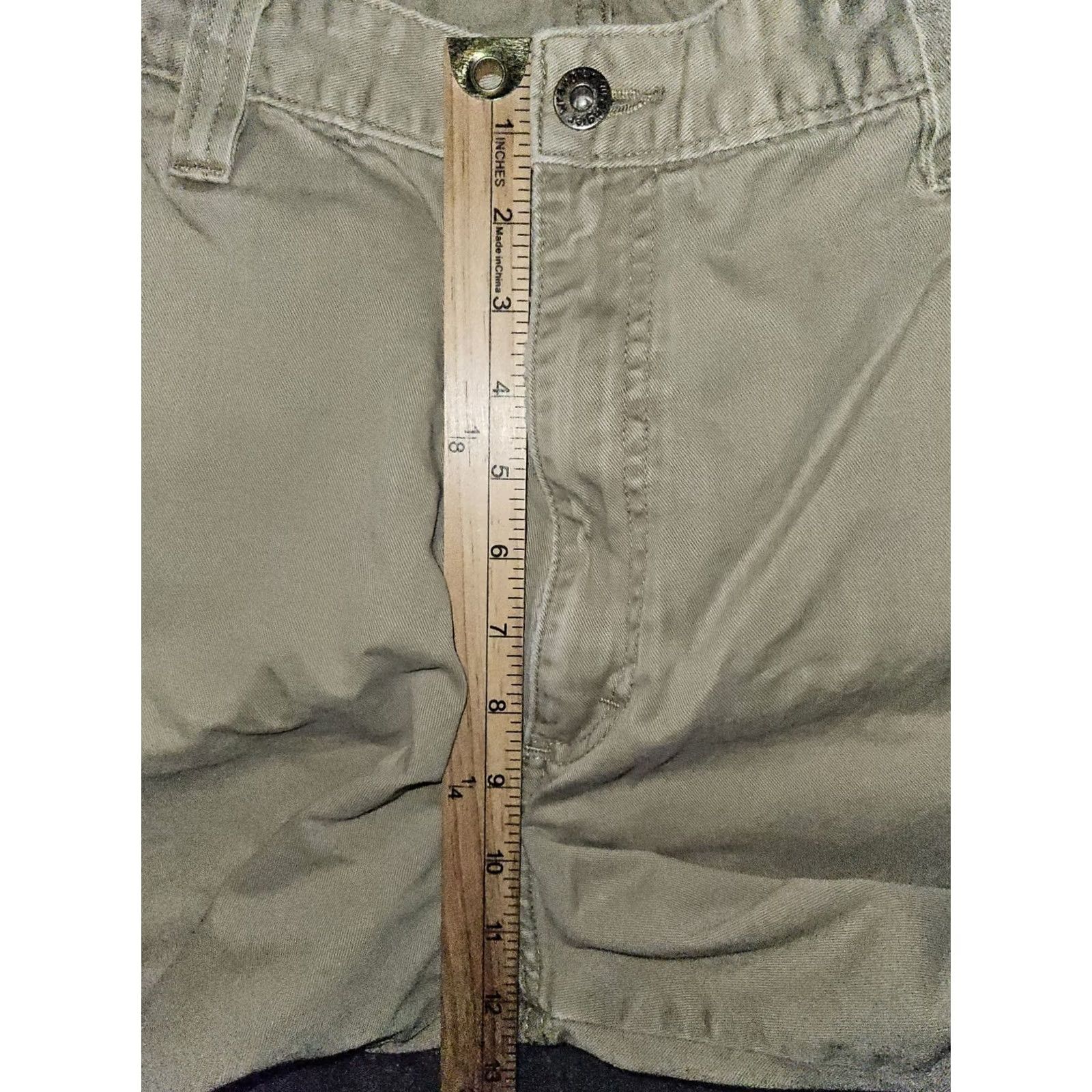 Wrangler Wrangler Cargo Pants Men's 38x30 Khaki Mid Rise Casual Workwear Size US 38 / EU 54 - 4 Thumbnail