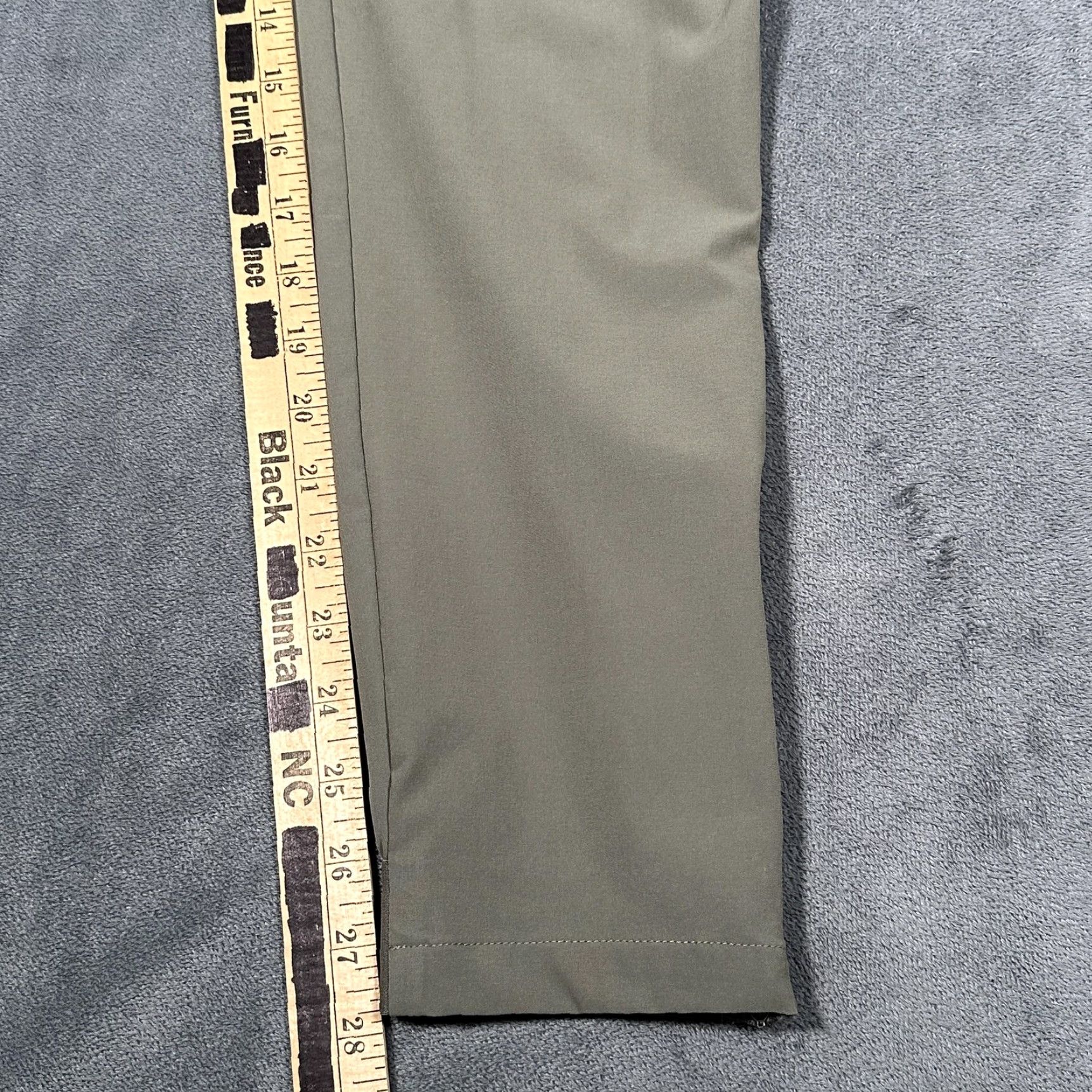 Olive Macade Golf Pants Mens 40R Olive Green Slim Fit Stretch Performance Zip Ankles Size US 40 / EU 56 - 6 Thumbnail