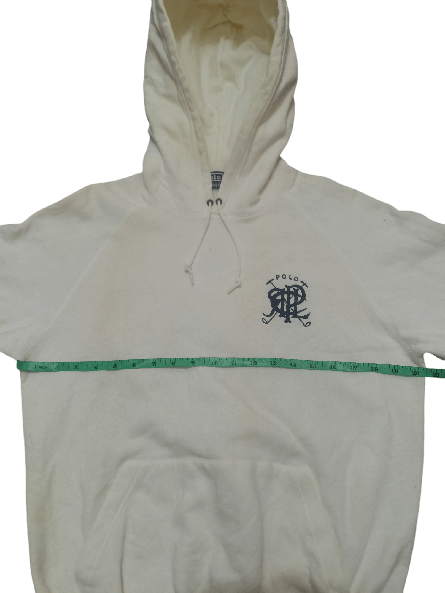 Polo Ralph Lauren Vtg Polo Ralph Lauren Distressed Hoodie Embroidered logo Size US M / EU 48-50 / 2 - 16 Thumbnail