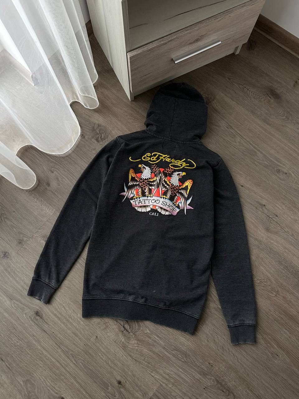 Christian Audigier × Ed Hardy × Vintage Vintage Ed Hardy Christian Audigier Style Hoodie Size US L / EU 52-54 / 3 - 10 Thumbnail