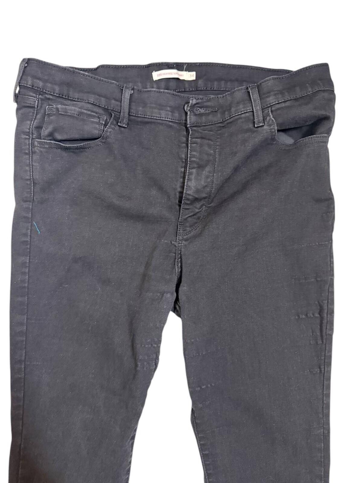Other Levi’s 720 High Rise Super Skinny Jeans - Size 34 Size 34" / US 12 / IT 48 - 2 Thumbnail