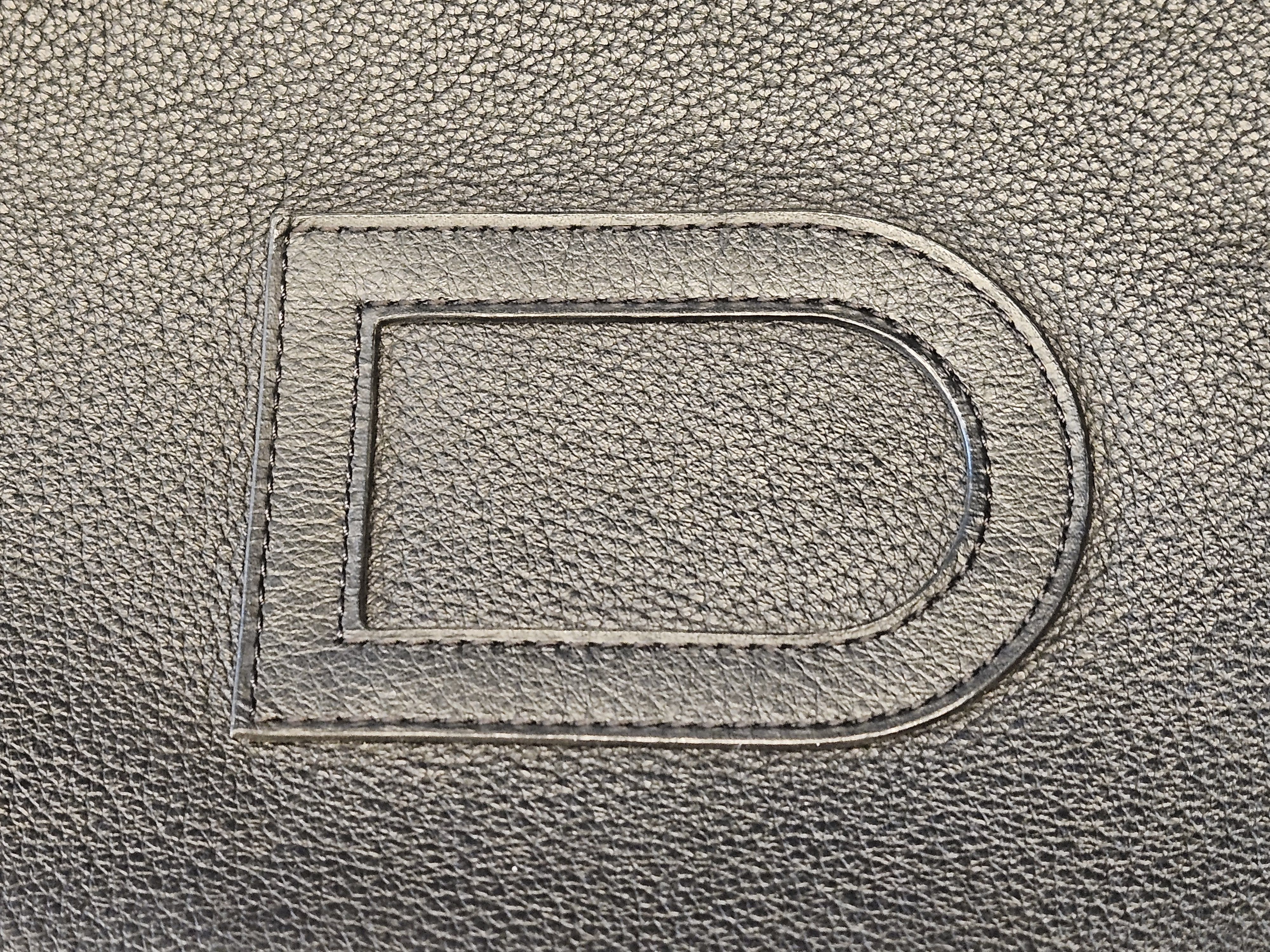 Delvaux DELVAUX Louise PM Black Grained Leather Shoulder Bag Size ONE SIZE - 4 Thumbnail