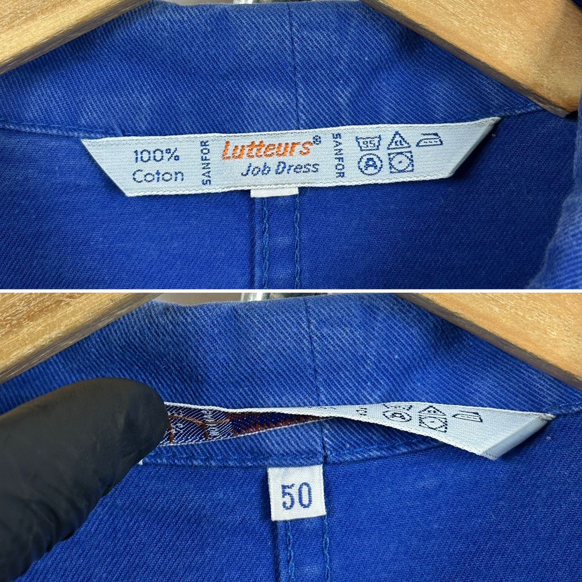 Le Laboureur 80s Vintage Lutteurs French Workwear Sanfor Chore Jacket Size US M / EU 48-50 / 2 - 23 Thumbnail