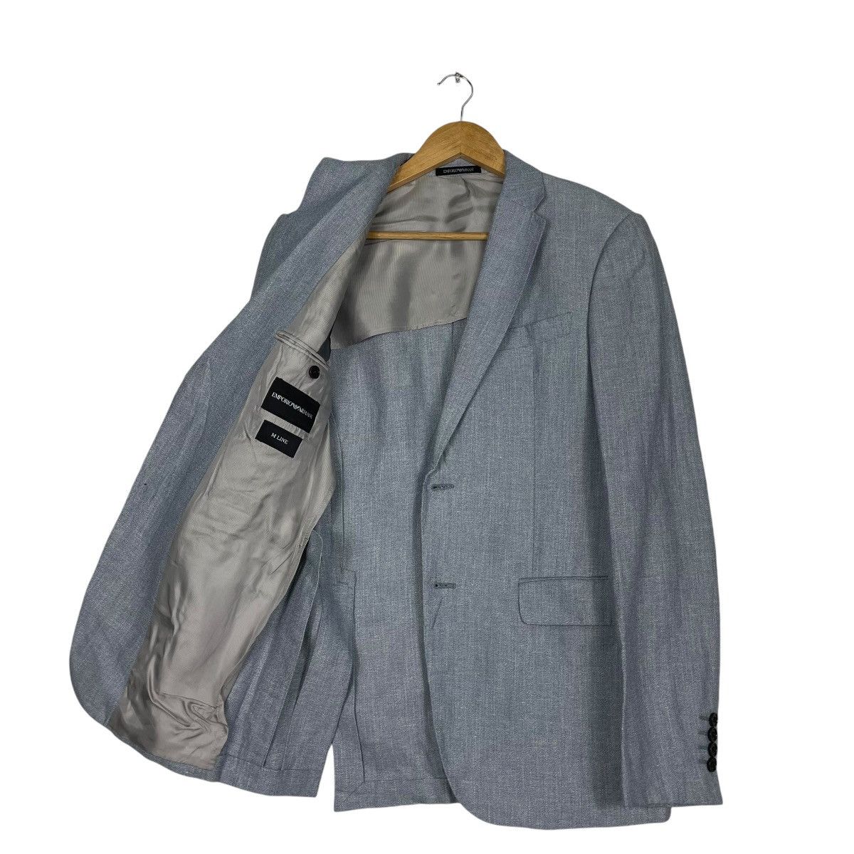 Designer × Emporio Armani 💥EMPORIO ARMANI LUXURY BLAZER COAT Size US M / EU 48-50 / 2 - 9 Thumbnail
