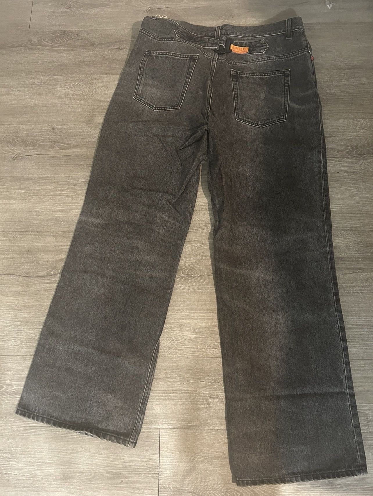 Heron Preston HERON PRESTON grey denim. size 32 mens. adjustable pull tab Size US 32 / EU 48 - 2 Thumbnail