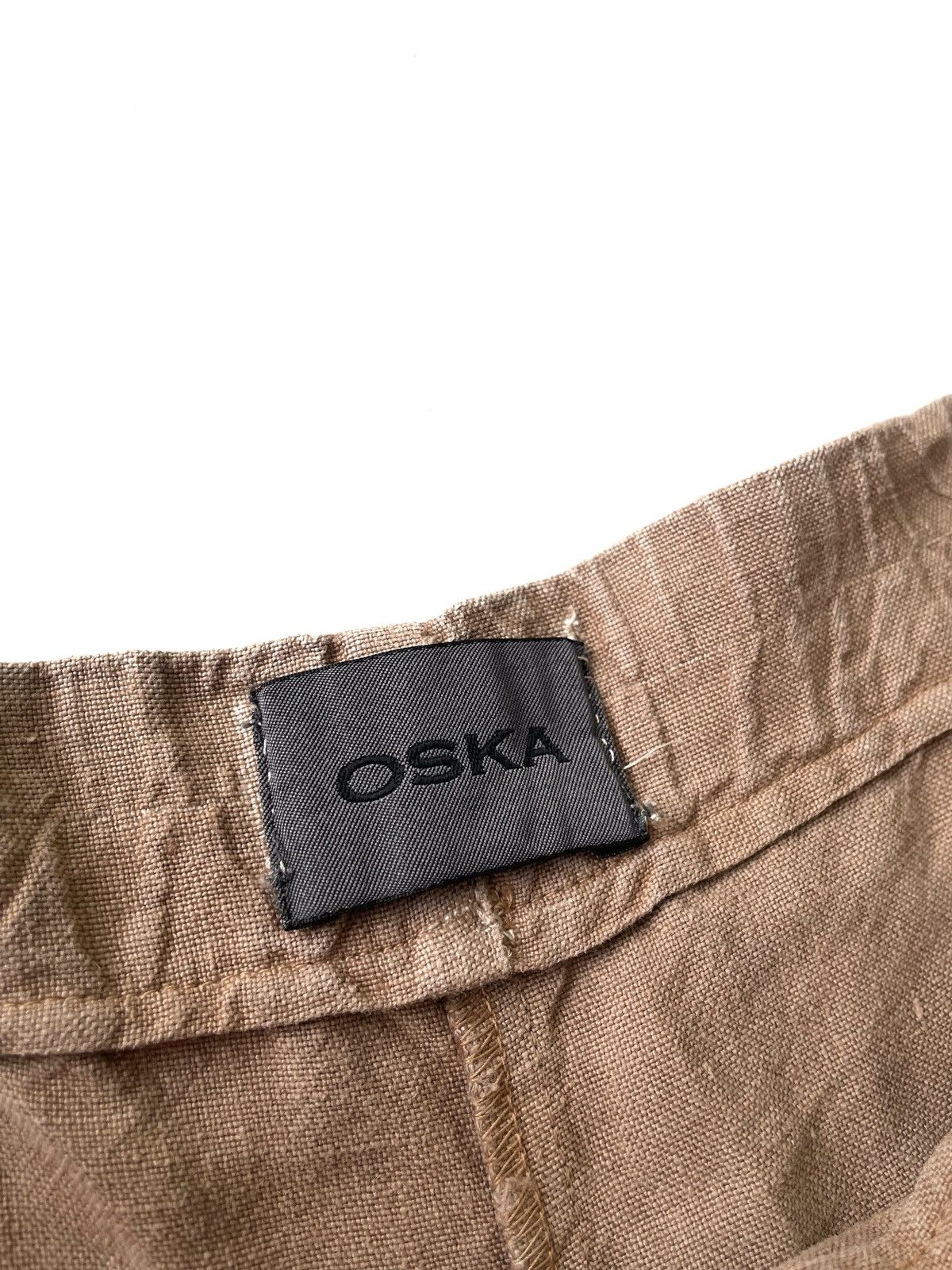 Other OSKA Men Crop Beige Linen Wide Leg Pants Size 31/M RiRi Zip Size US 31 - 8 Thumbnail