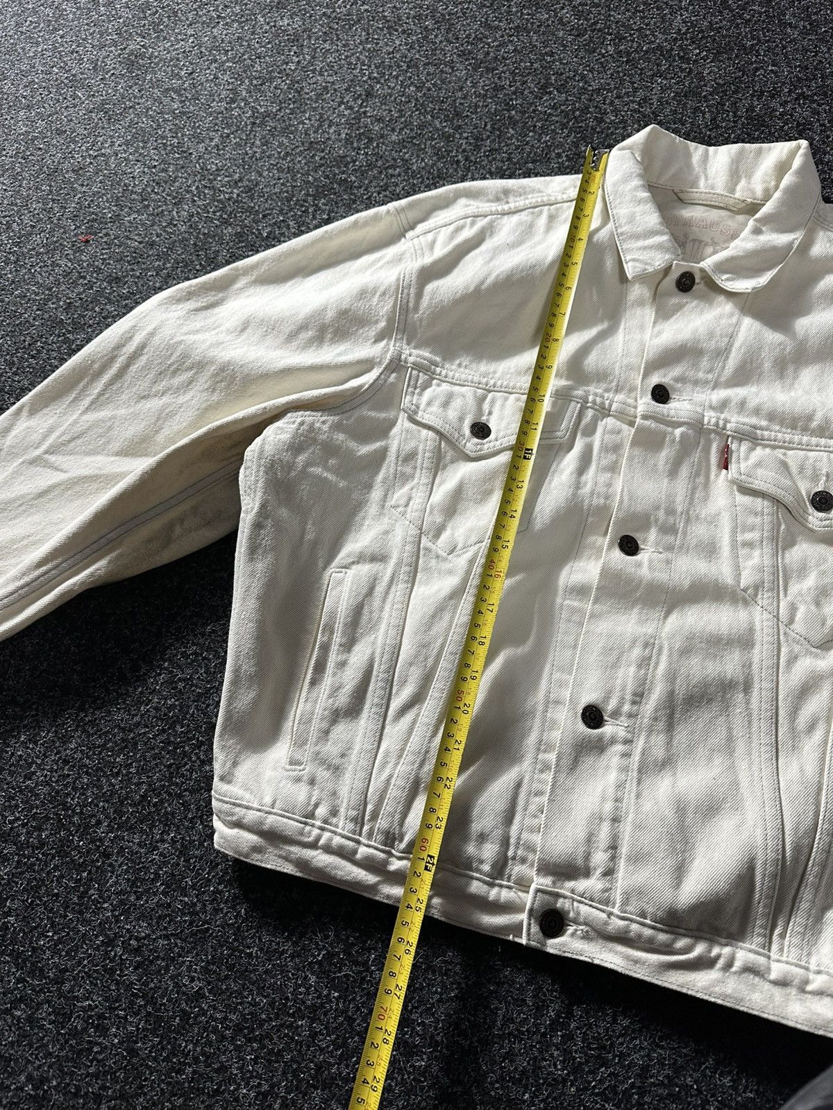 Levi's 🚨1/1 GRAIL LOGO LEVI’S DENIM CUSTOM JACKET Size US XL / EU 56 / 4 - 14 Thumbnail