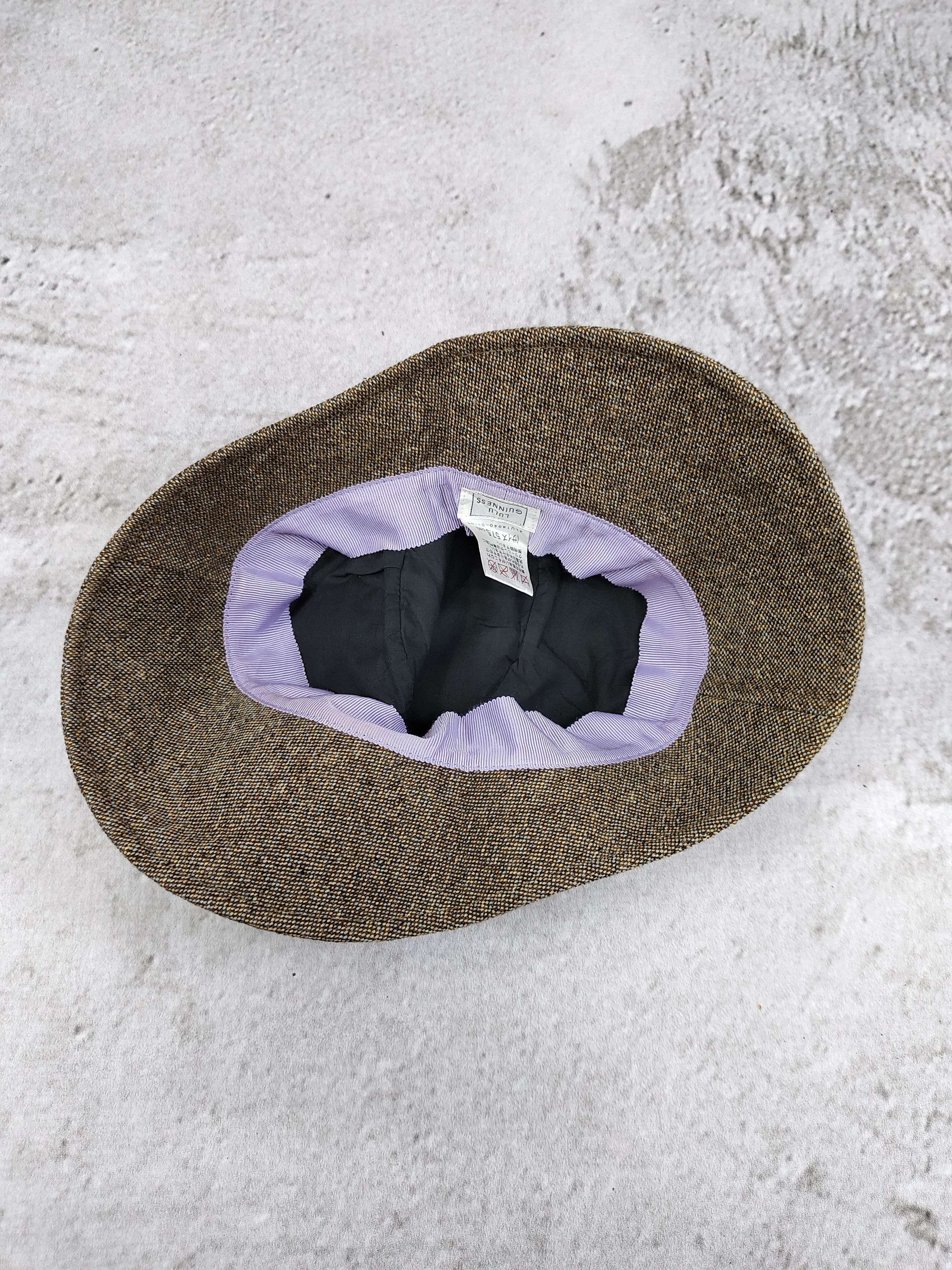 Japanese Brand 2000s Lulu Guinness- Wavy Down Brim Wool Tweed Cloche Hat Size ONE SIZE - 8 Thumbnail