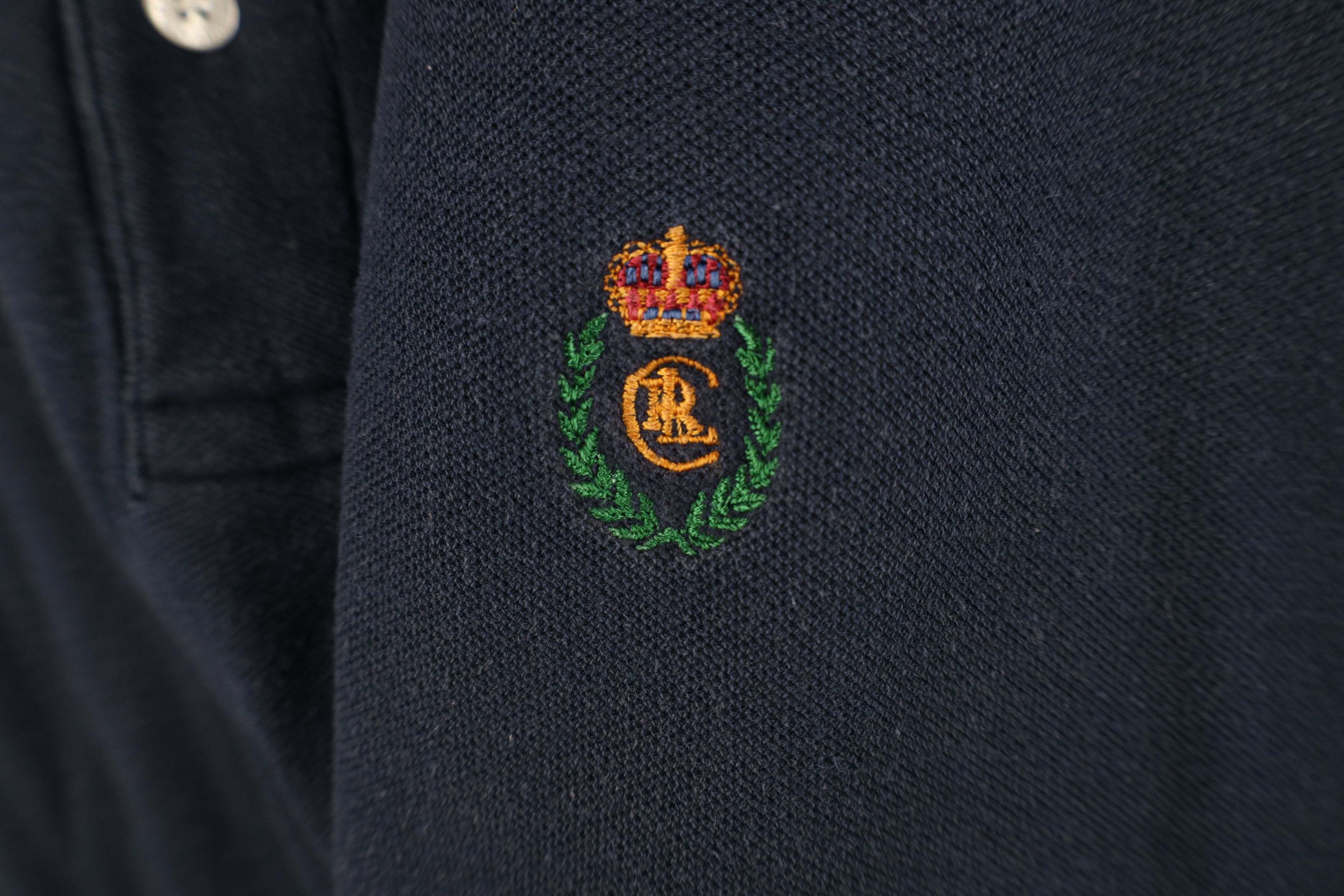 Ralph Lauren Vintage 90s Chaps Ralph Lauren Crest Baggy Fit Golf Polo Size US L / EU 52-54 / 3 - 4 Thumbnail