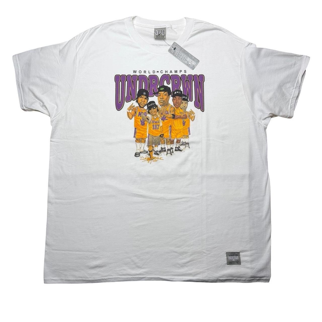 UNDRCRWN Undrcrwn Undercrown LA Lakers Champions NWA Eazy Dre shirt Size US XXL / EU 58 / 5 - 2 Thumbnail