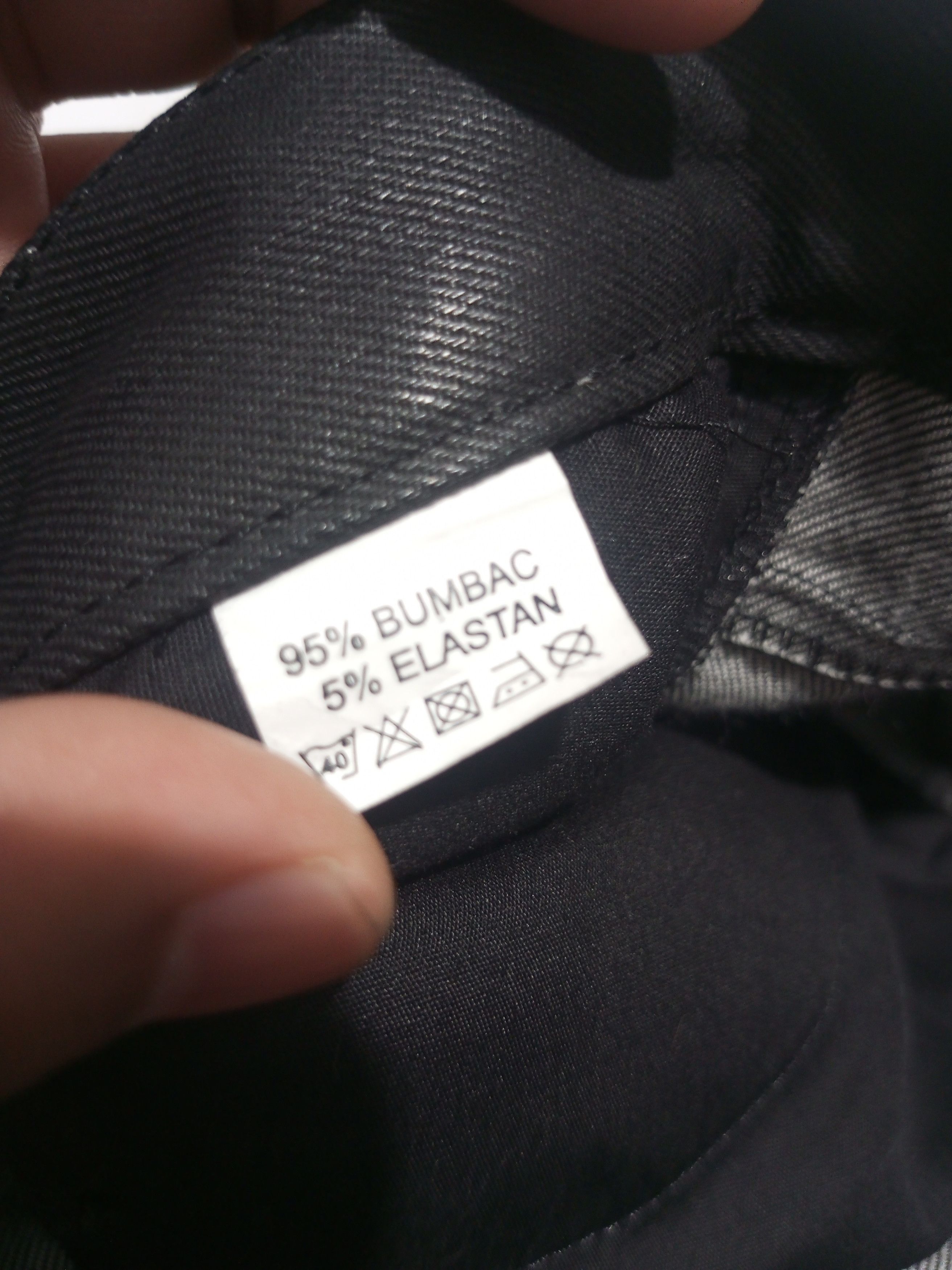 20471120 Vintage peacemaker tribal black on black wax denim Size US 29 - 14 Thumbnail