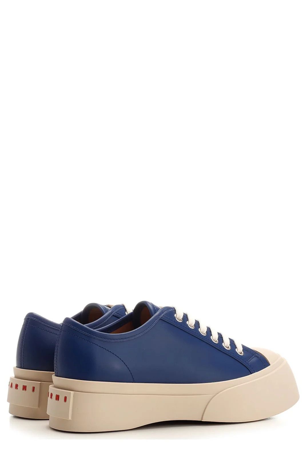 Marni o1s22i1n0924 Pablo Leather Low-Top Sneaker in Blue Size US 11 / EU 44 - 3 Thumbnail