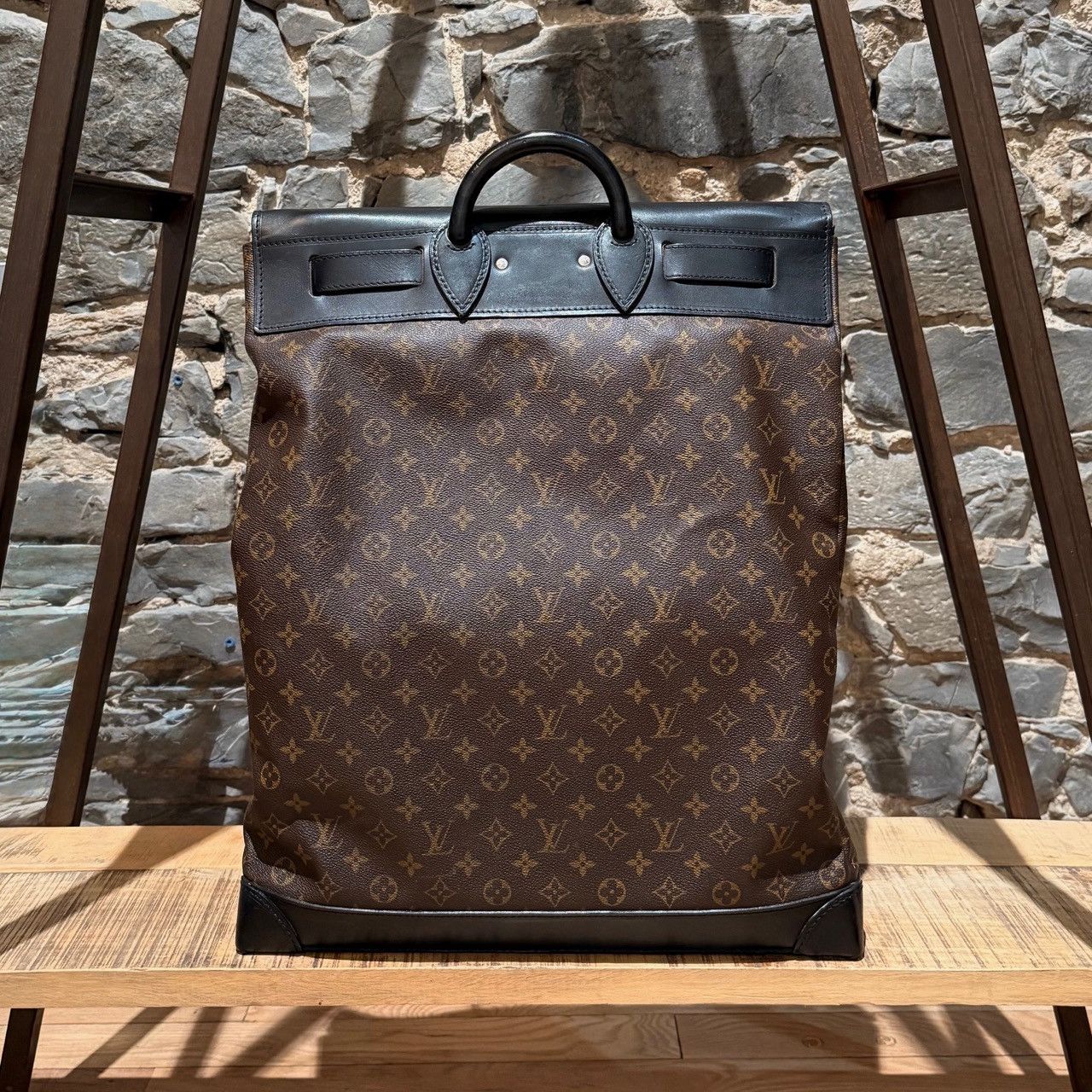 Louis Vuitton Louis Vuitton 2009 Macassar Monogram Steamer 45 Bag Size ONE SIZE - 8 Thumbnail