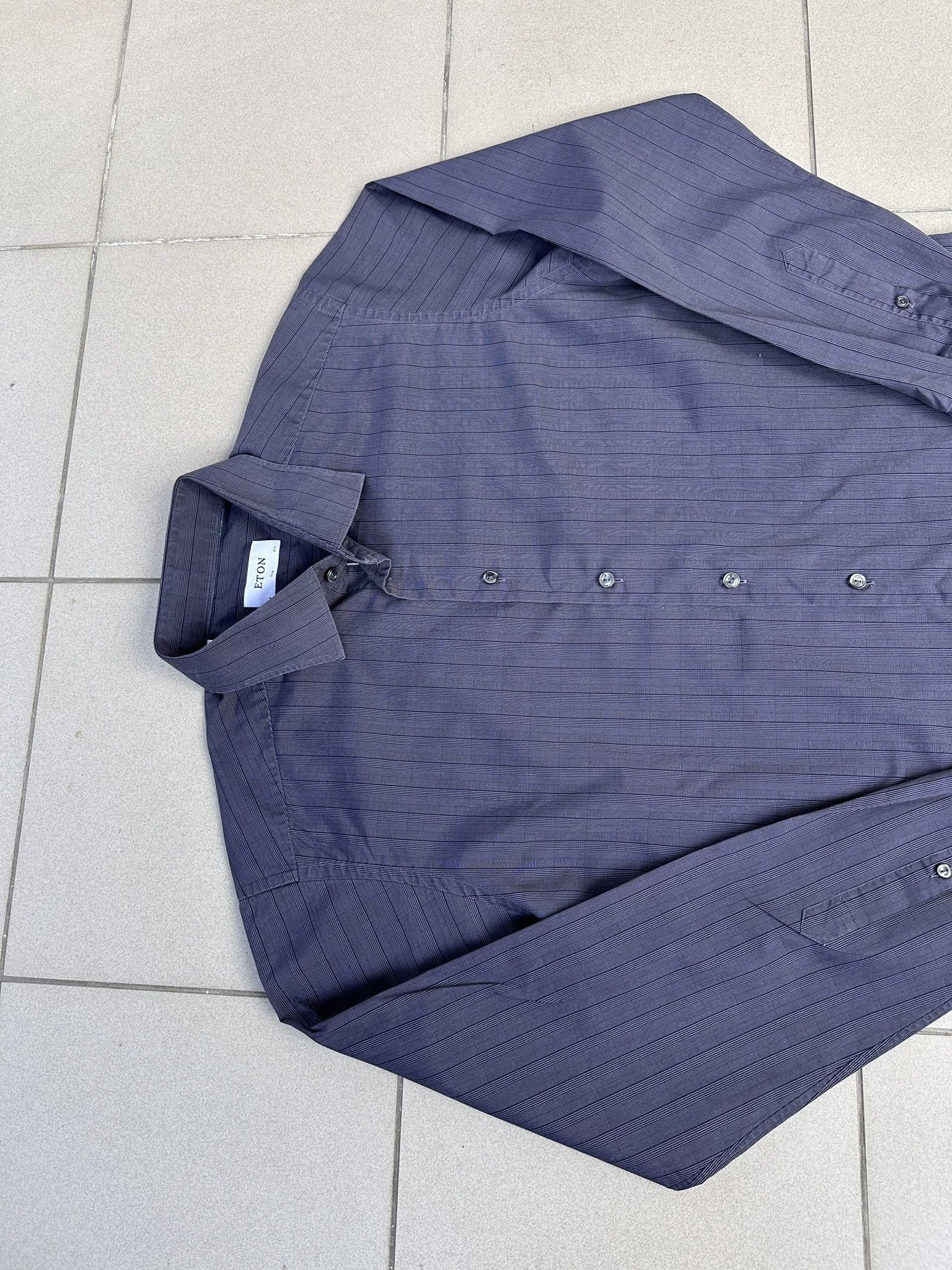 Eton Eton button up men elegant shirt slim striped Size US L / EU 52-54 / 3 - 4 Thumbnail
