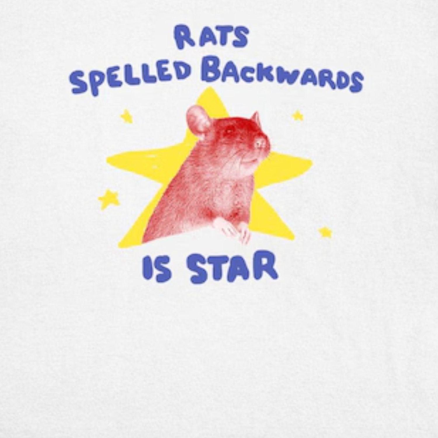 Japanese Brand Rats spelled backwards is star - unisex rat t shirt Size US L / EU 52-54 / 3 - 3 Thumbnail