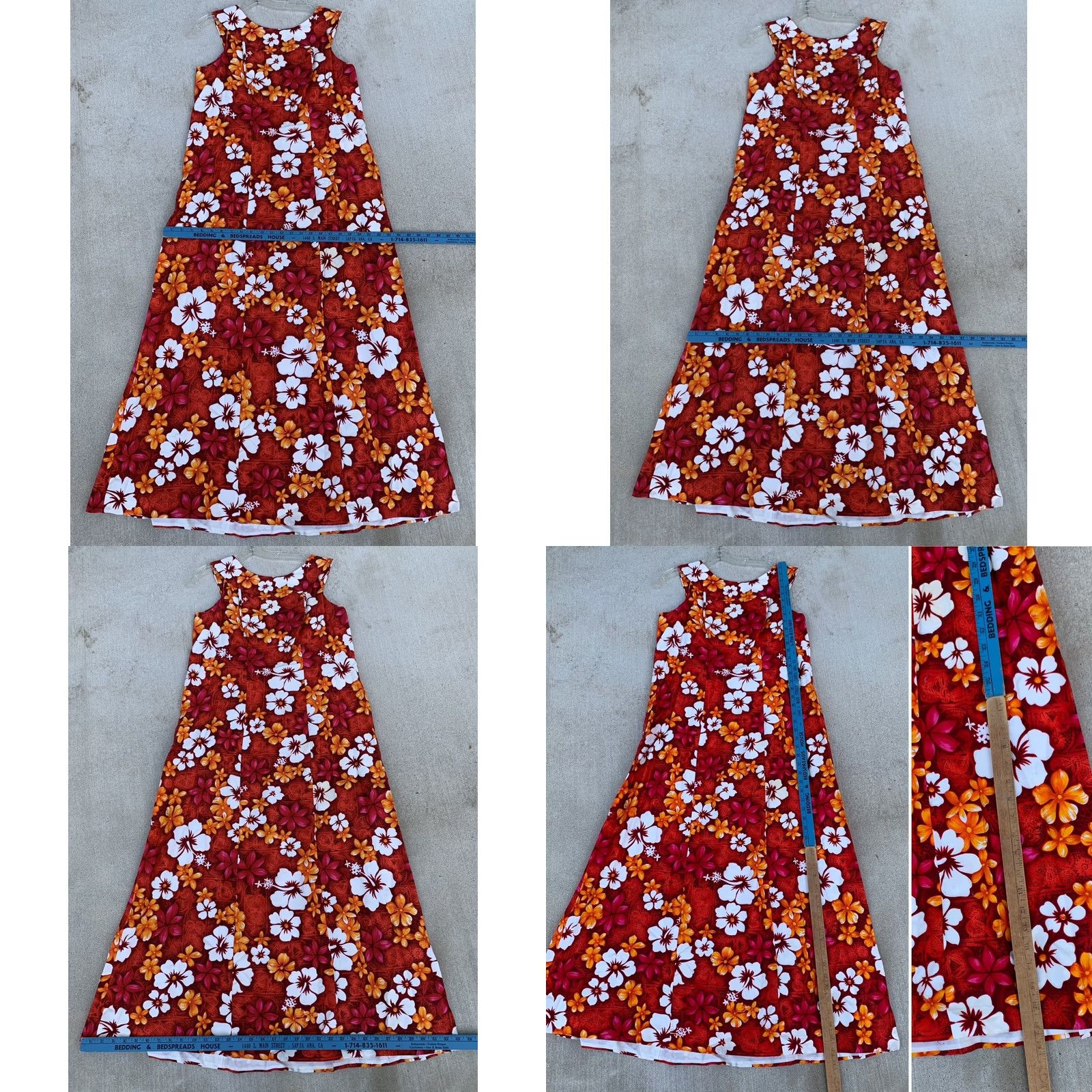 ALOHAS VINTAGE Aloha Loni Fashions Hawaiian Dress Maxi Tiki Aloha Hawaii Size M Cotton Size M / US 6-8 / IT 42-44 - 11 Thumbnail