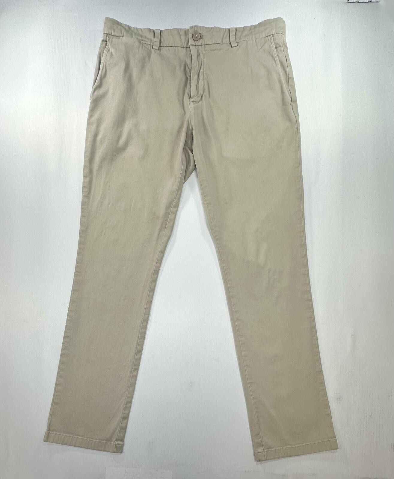 Vineyard Vines Vineyard Vines Flat Cotton Spandex Chinos Brown Mens 34/32 Size US 34 / EU 50 - 1 Thumbnail