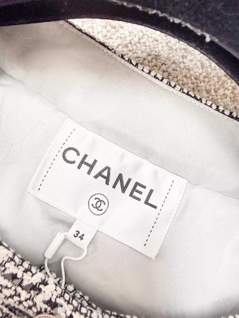Chanel Chanel Striped tweed knitted jacket Size XXS / US 00 / IT 34 - 5 Thumbnail