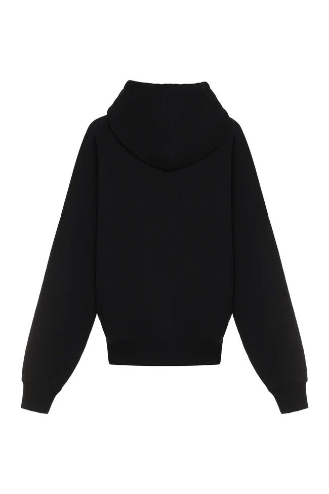 AMI o1mle0624 Cotton Hoodies in Black Size US XS / EU 42 / 0 - 2 Thumbnail