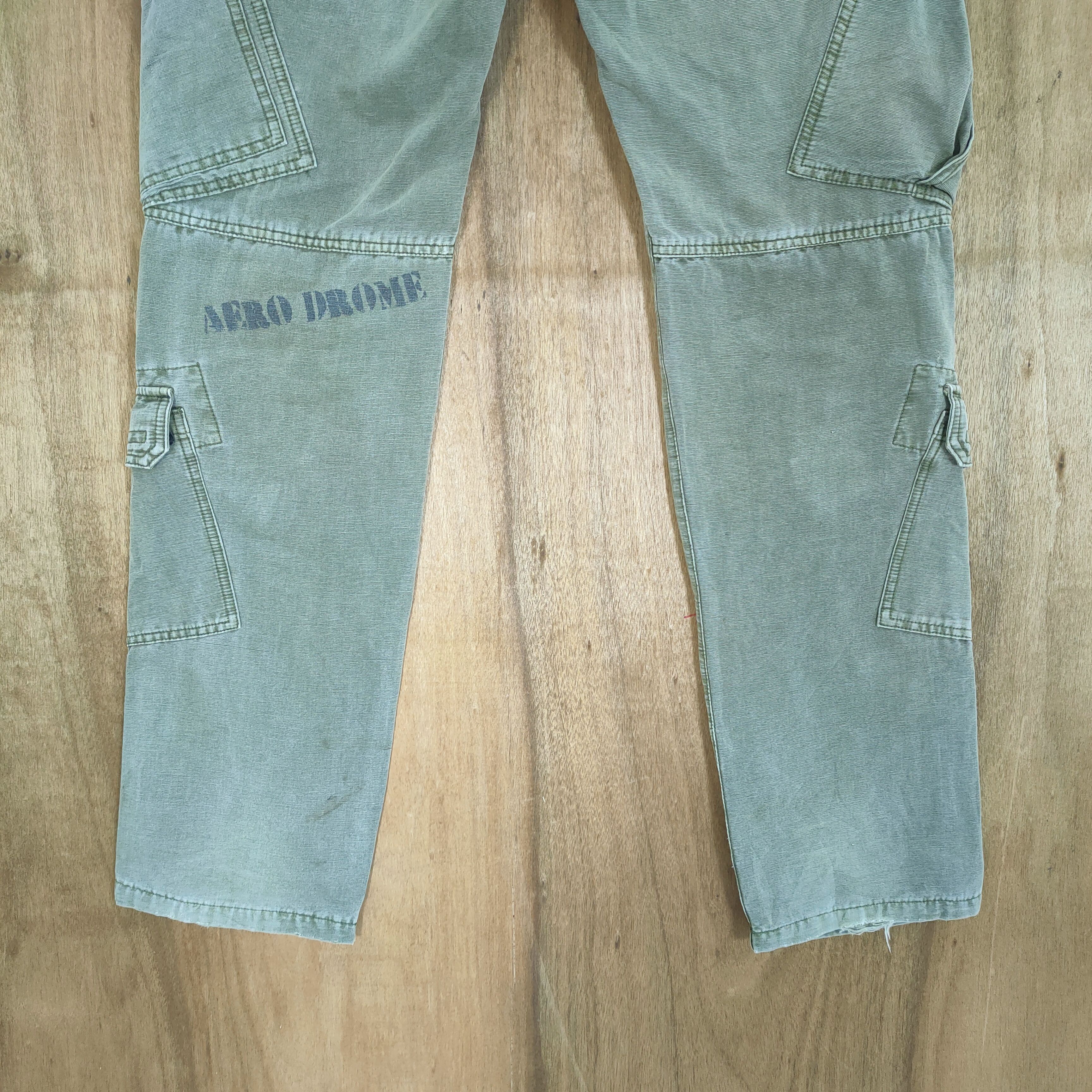 Avirex AVIREX GREEN MULTIPOCKET CARGO PANTS Size US 32 / EU 48 - 11 Thumbnail