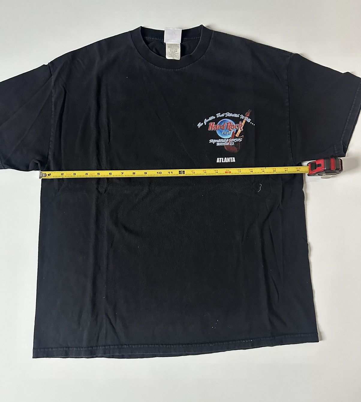 Hard Rock Cafe × Vintage Hard Rock Cafe Atlanta Eric Clapton Mens Graphic Tee XL Size US XL / EU 56 / 4 - 5 Thumbnail