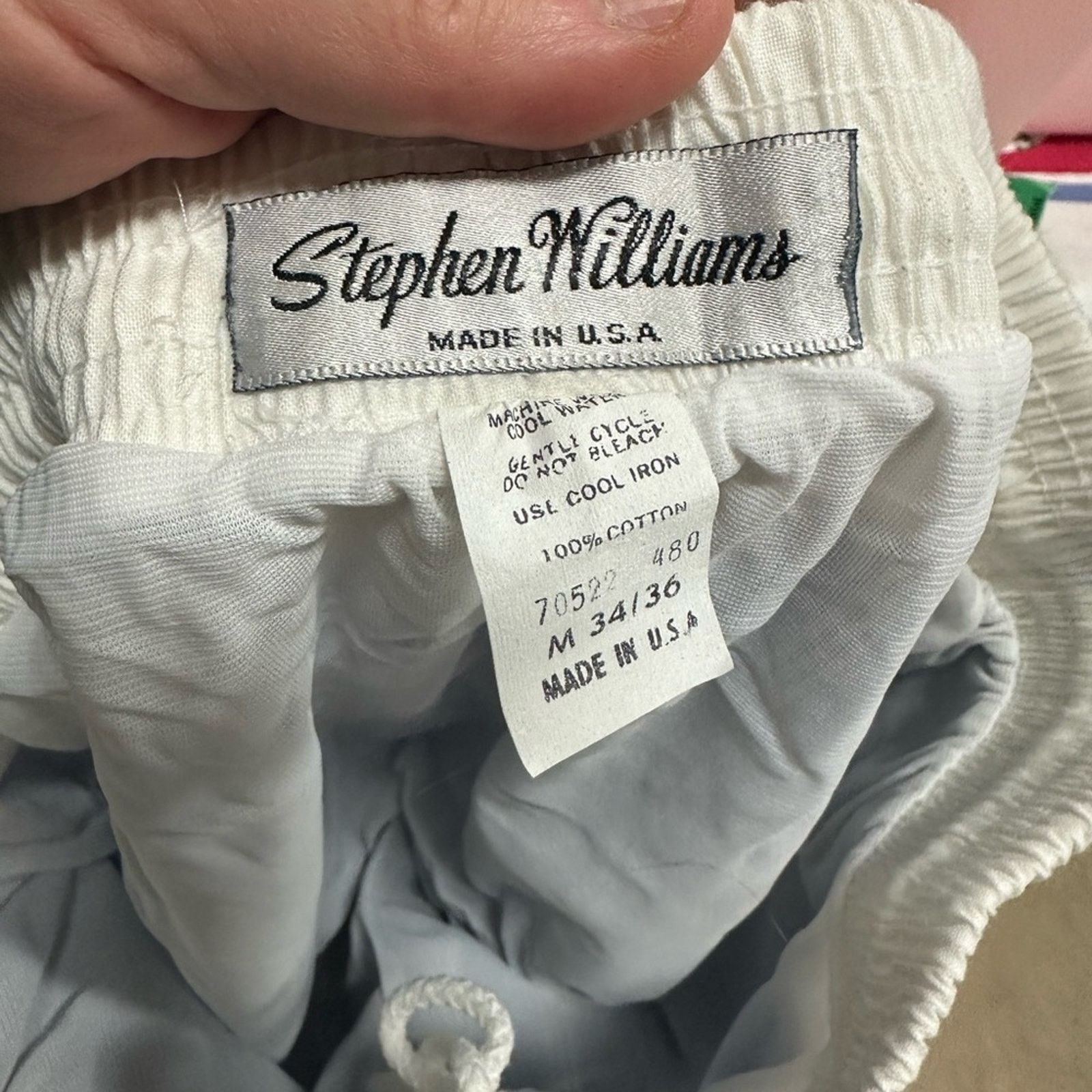 Vintage Vintage 80’s Stephen Williams Summer Shorts Size US 34 / EU 50 - 2 Thumbnail