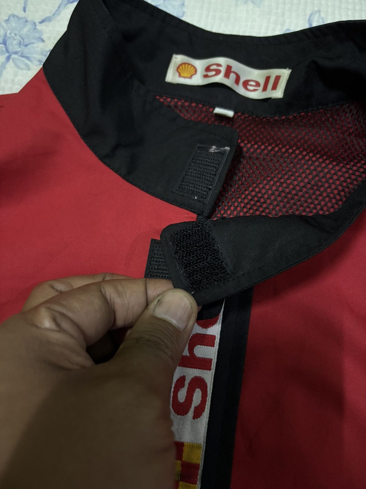 Vintage Shell Jacket Racing Ferrari Racing Design Size US L / EU 52-54 / 3 - 13 Thumbnail