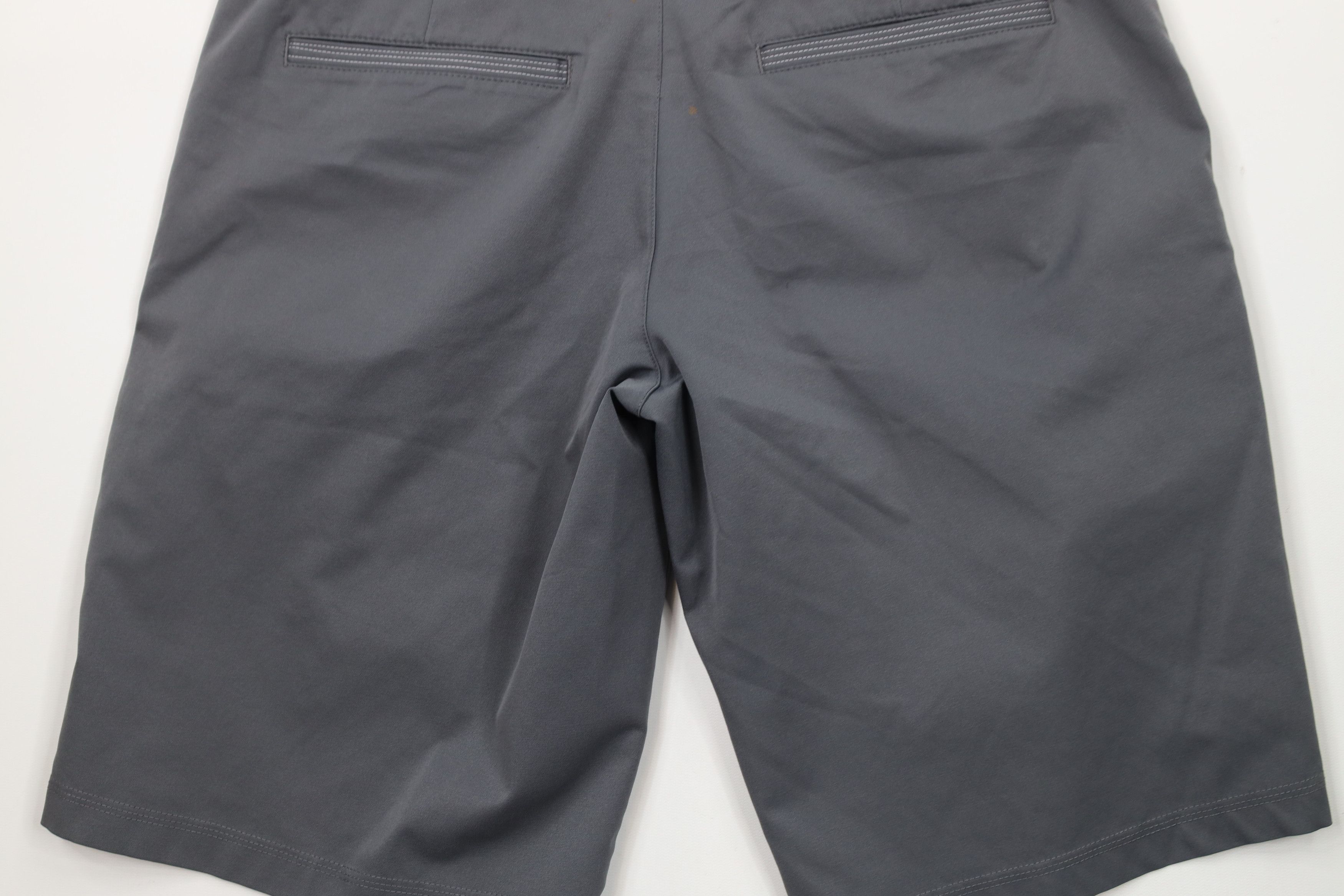 Adidas × Vintage Adidas Golf Spell Out Vented Tech Golfing Chino Shorts Gray Size US 30 / EU 46 - 11 Thumbnail