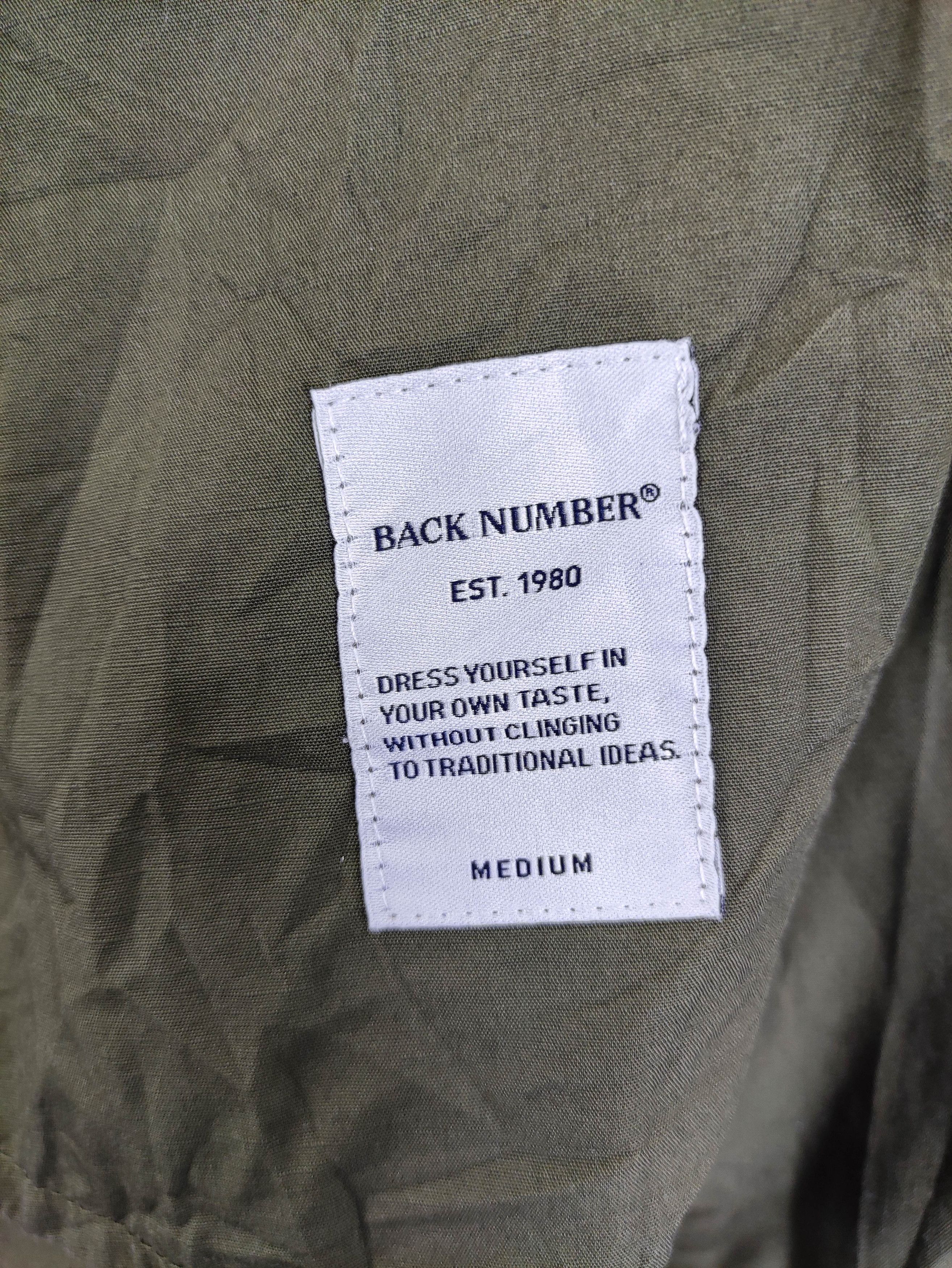Japanese Brand Vintage Back Number Fishtail Parka Jacket Zipper Size US XL / EU 56 / 4 - 6 Thumbnail
