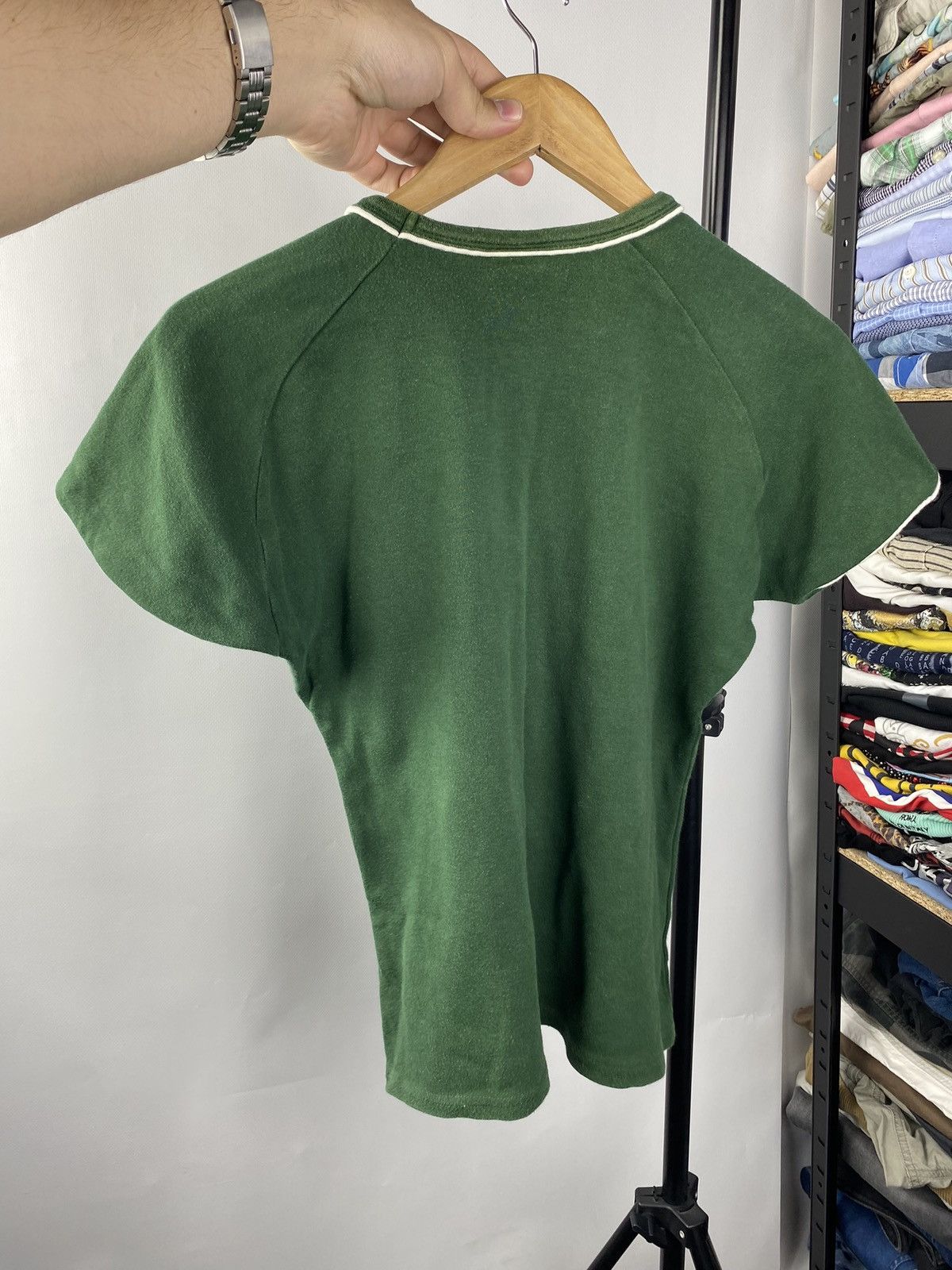 Vintage VNTG 2003 Jaguar Racing Licensed Mens S Green Shirt Faded Size US S / EU 44-46 / 1 - 7 Thumbnail
