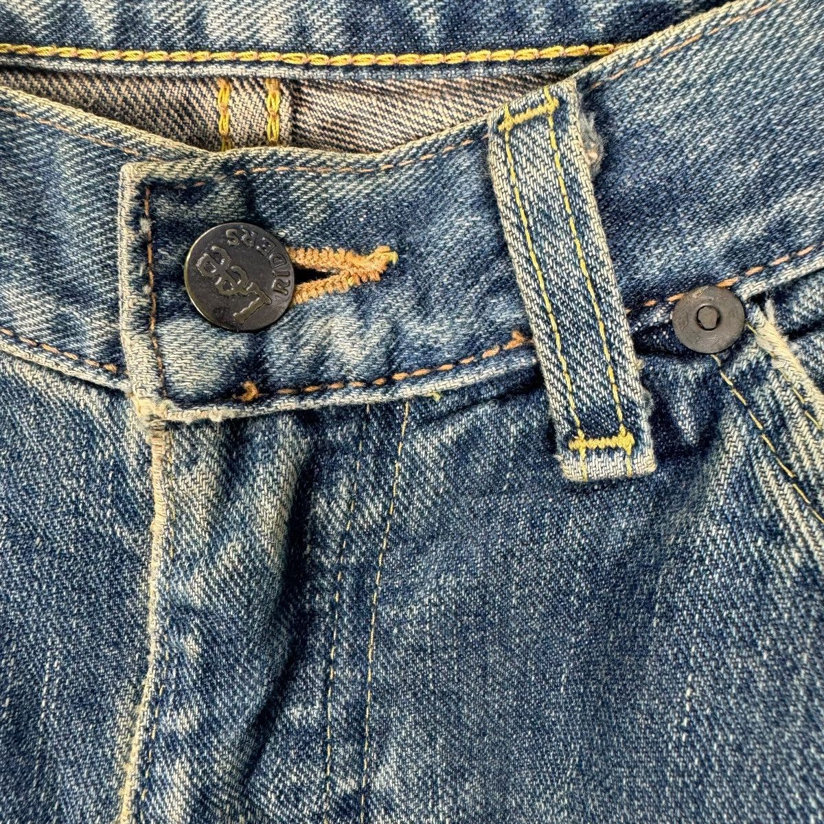 Lee ☀️VTG LEE SANFORIZED SELVEDGE DENIM JEANS PANTS Size US 30 / EU 46 - 6 Thumbnail