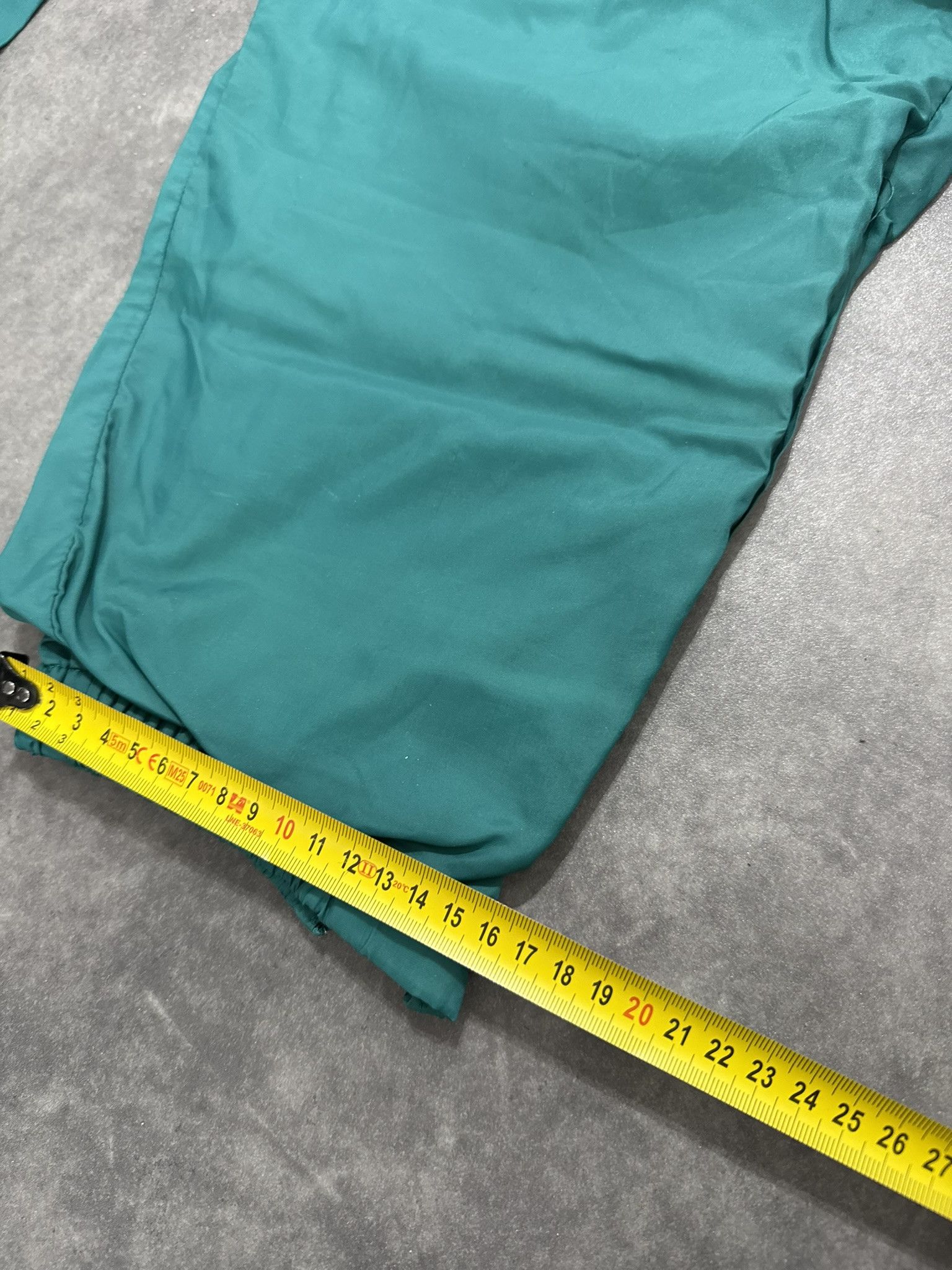 Nike Nike Vintage Windbreaker Pants - Teal Green 90 S parachute Size US 37 - 4 Thumbnail