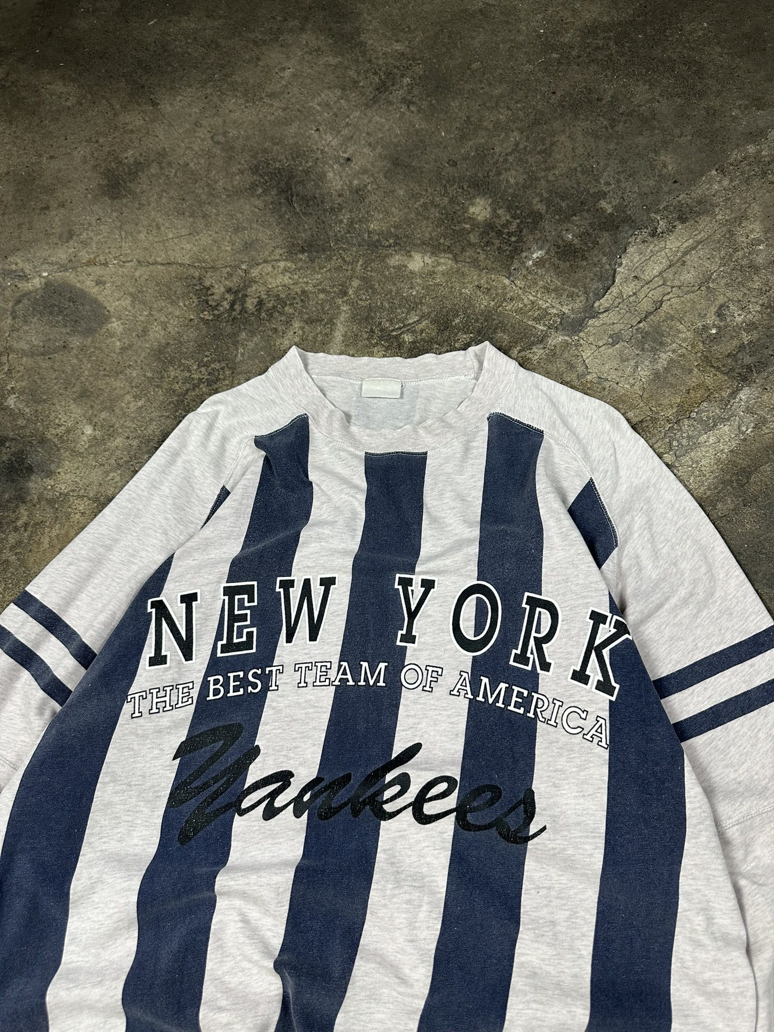 New York Yankees 80s New York Yankees Baseball MLB Longsleeve Size US M / EU 48-50 / 2 - 2 Thumbnail