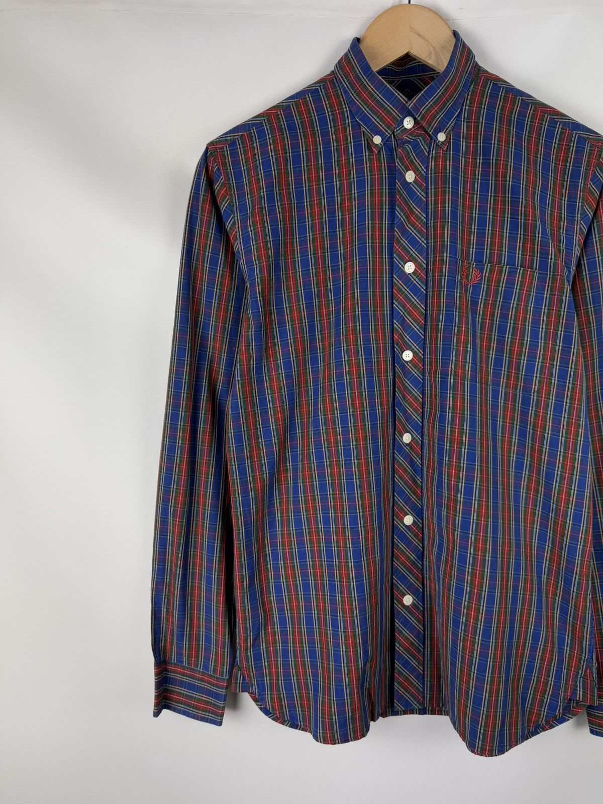 Fred Perry Fred Perry Casual Long Sleeve Checked Plaid Button Up Shirt Size US S / EU 44-46 / 1 - 2 Thumbnail