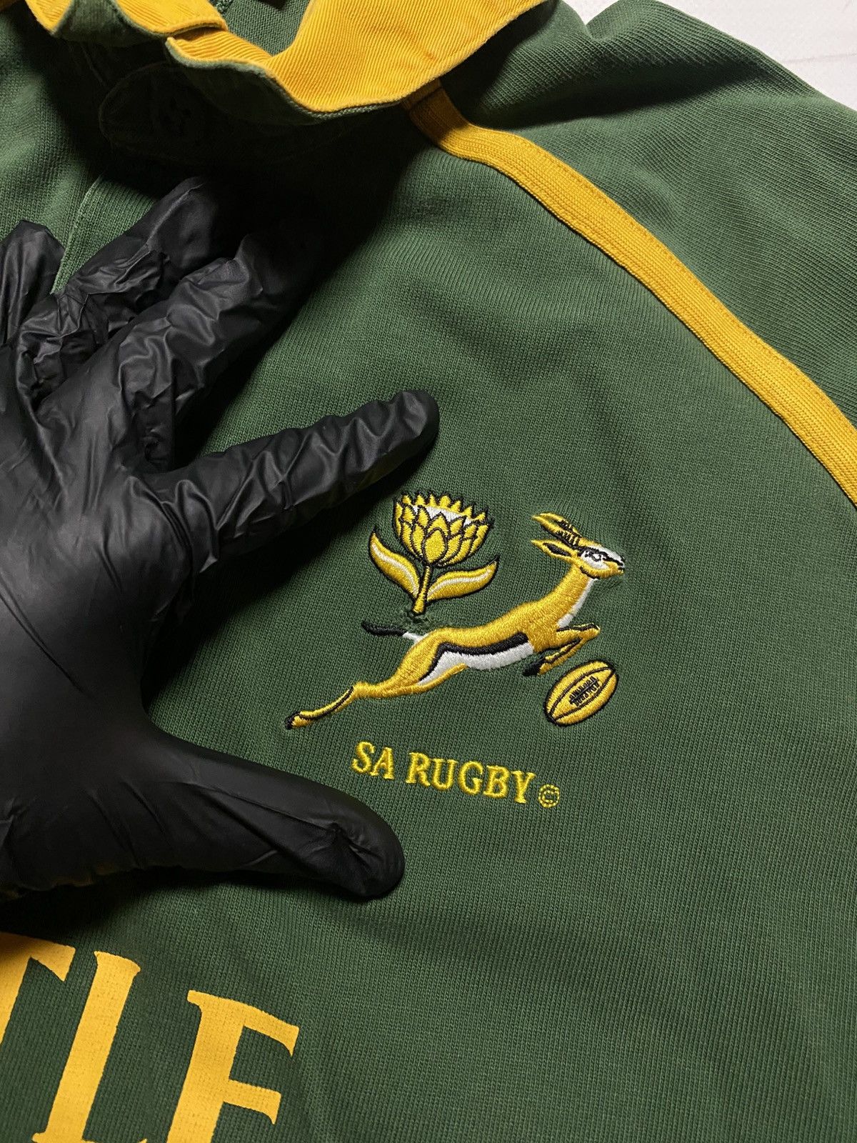 Nike Vintage Nike South Africa 2001/02 home rugby soccer jersey Size US L / EU 52-54 / 3 - 16 Thumbnail