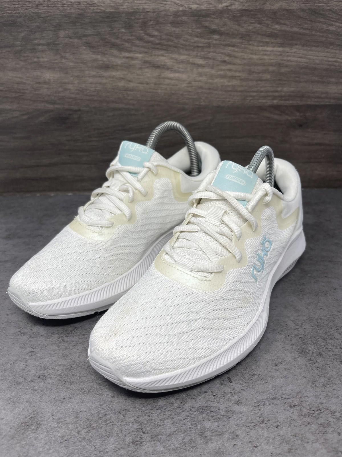 Sonia Rykiel Ryka Flourish Walking Shoes Womens Size 7 White Sneakers Size US 7 / IT 37 - 2 Thumbnail