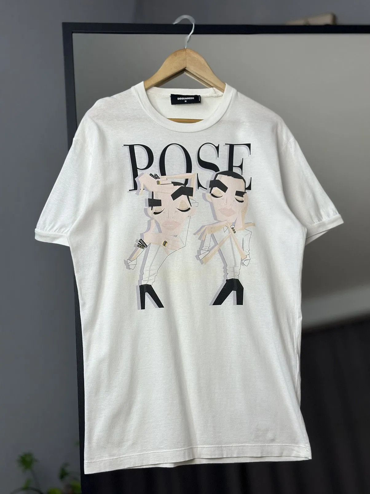 Dsquared2 Dsquared2 T-shirt ROSE Design Ibrahimovic Denim Italy Y2K Size US M / EU 48-50 / 2 - 2 Thumbnail